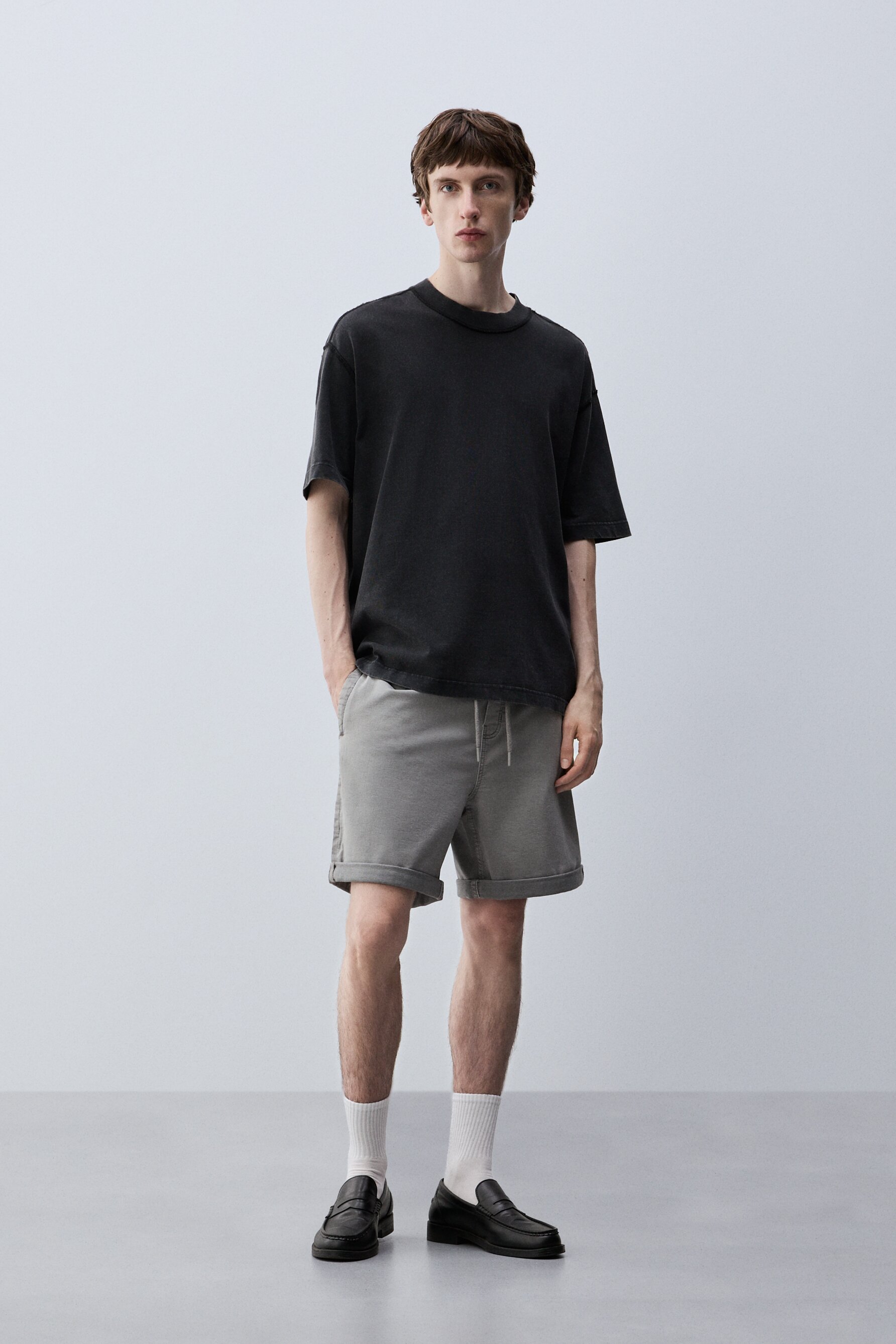 Bermuda denim jogger