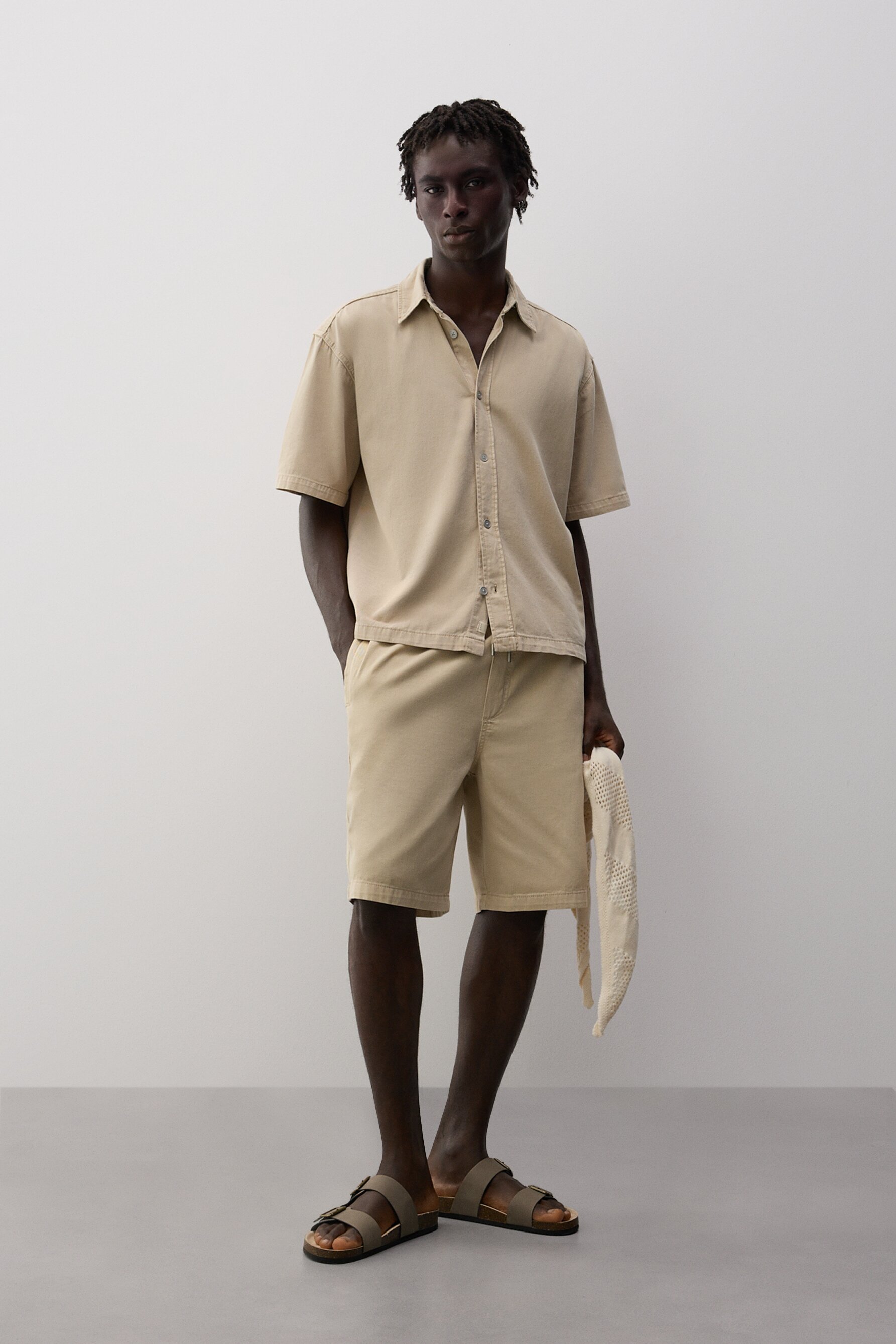 Bermuda denim jogger relaxed