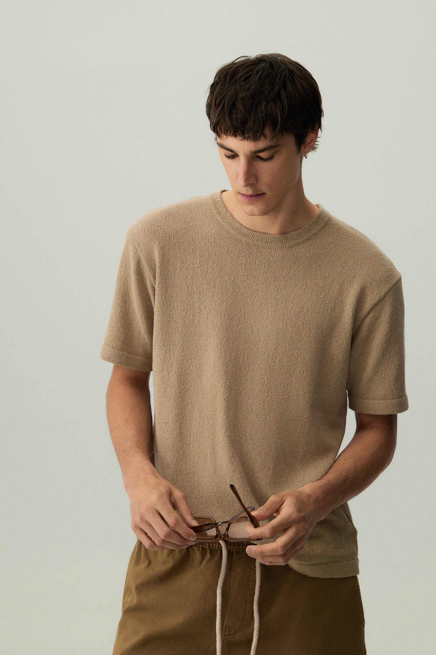 Camiseta textura punto