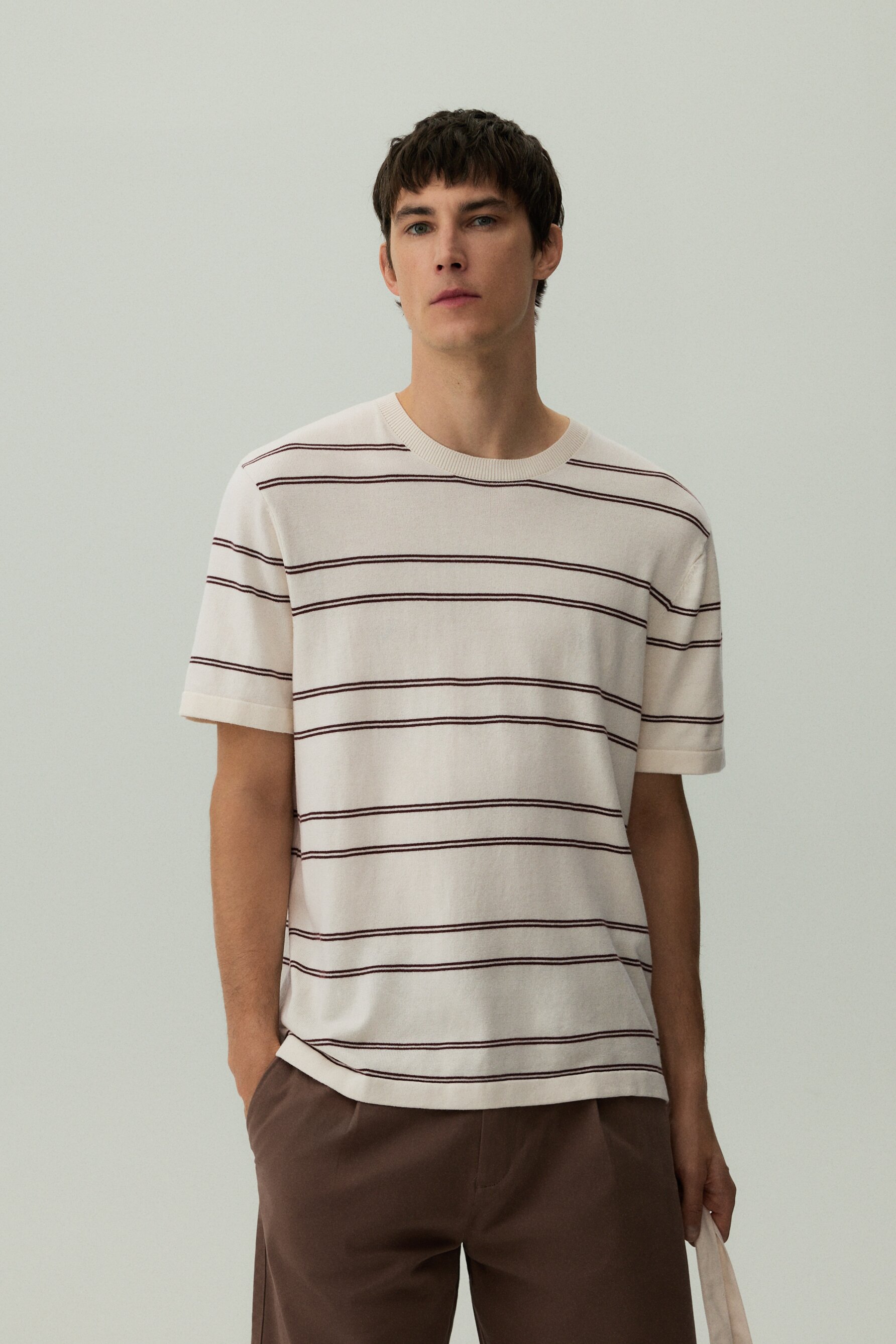 Camiseta punto rayas