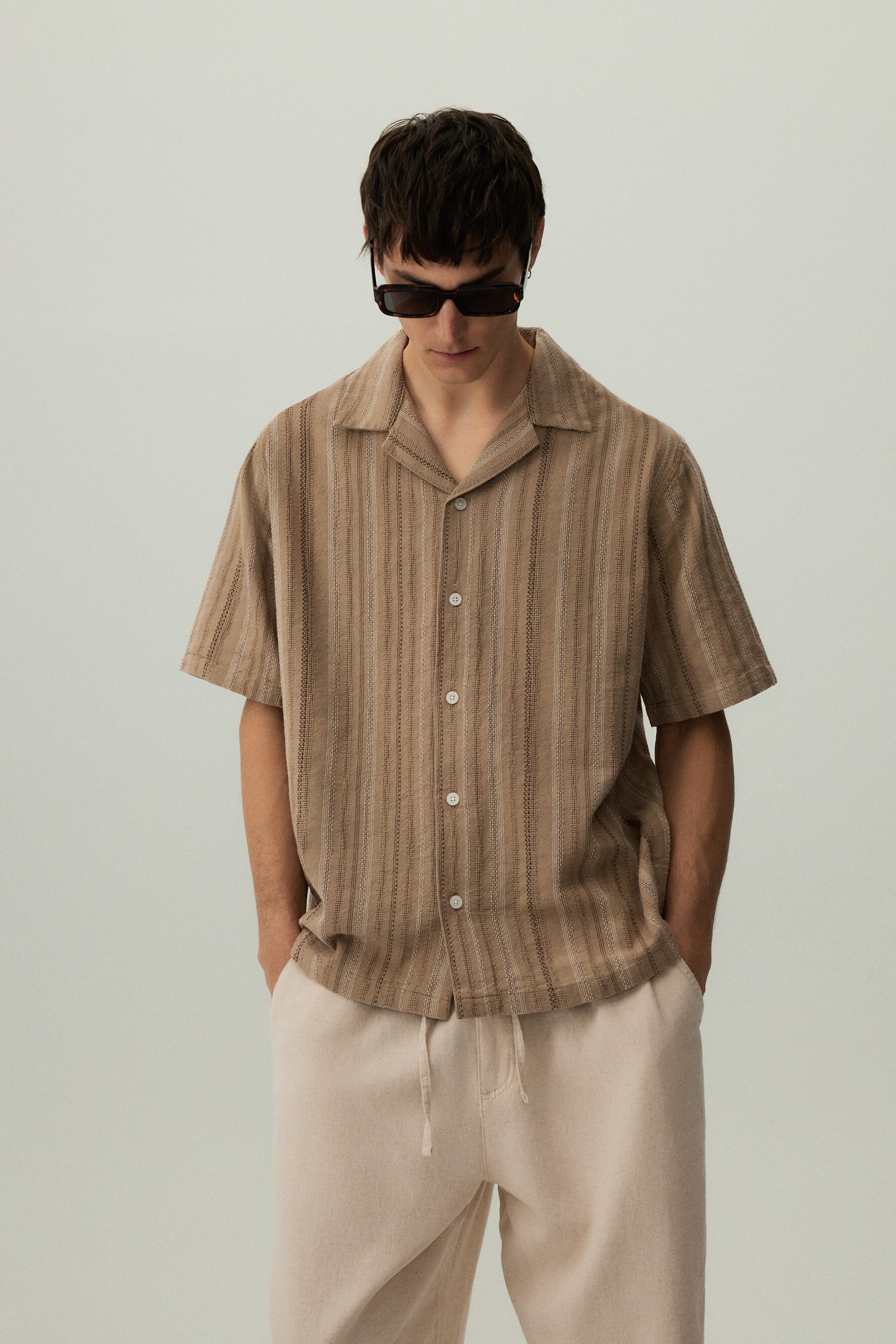 Camisa rústica rayas