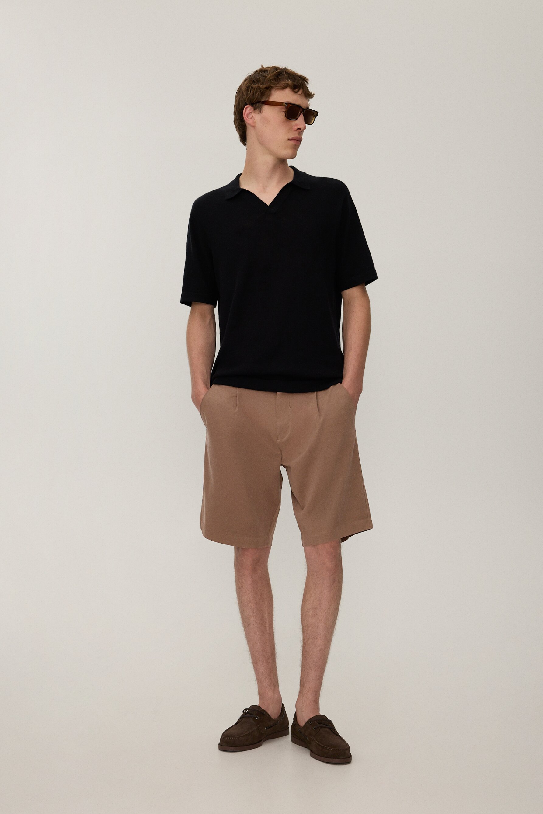 Bermuda chino pinzas