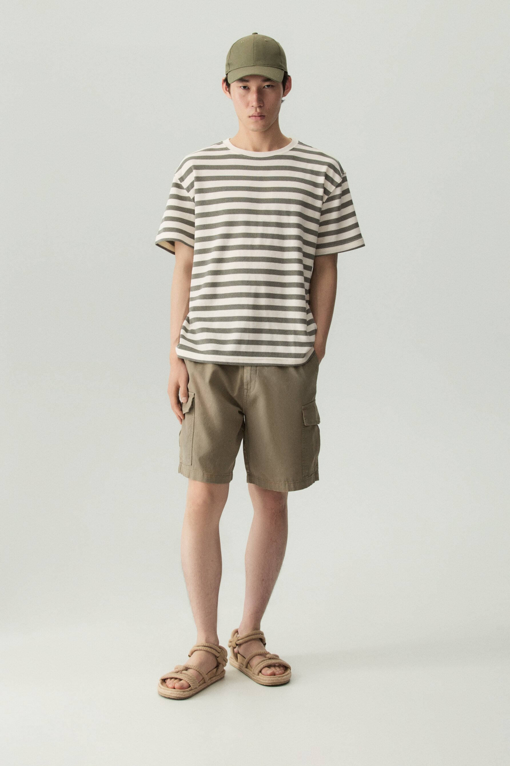 Bermuda jogger cargo rústica