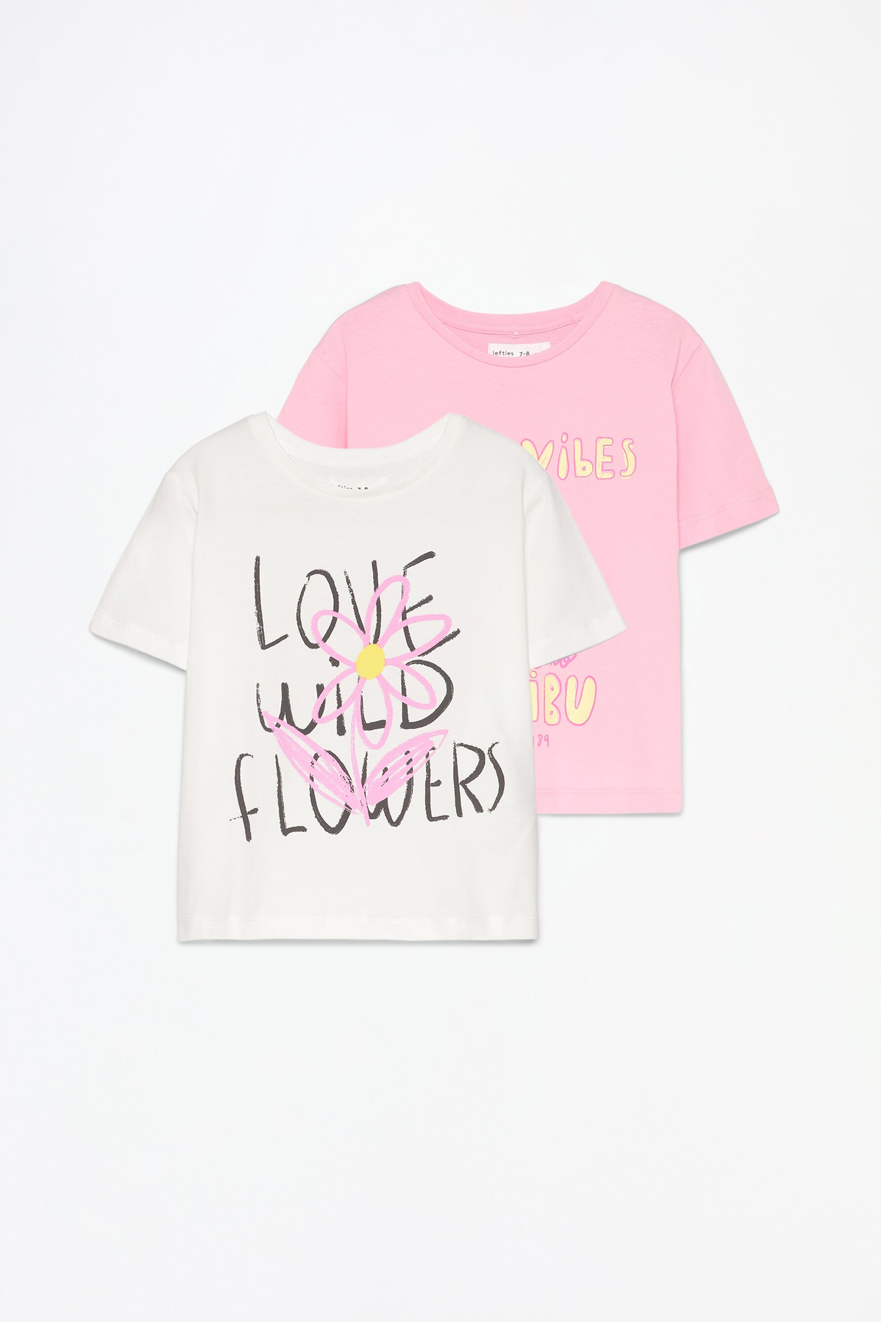 Pack 2 camisetas estampadas