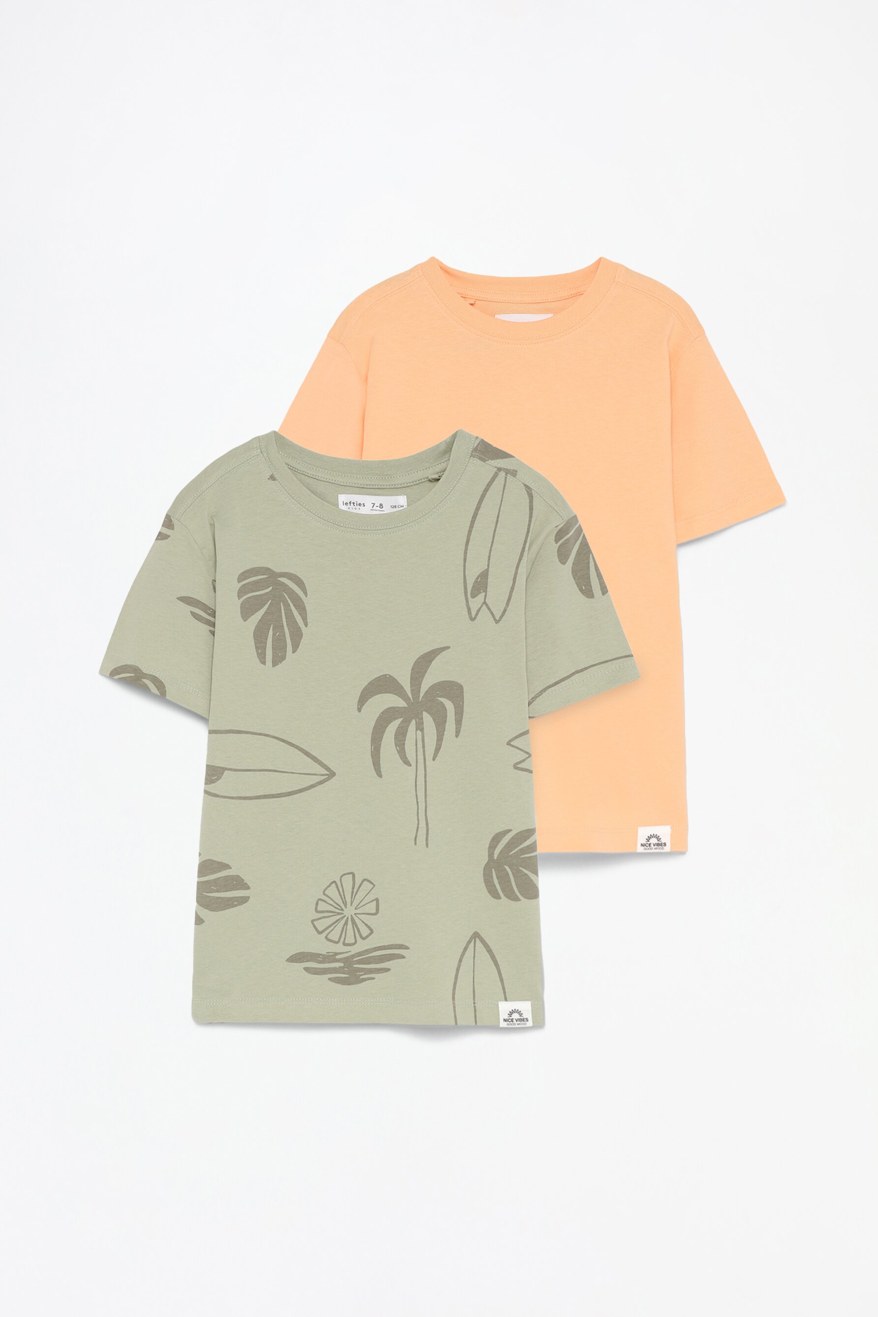 Pack 2 camisetas combinadas