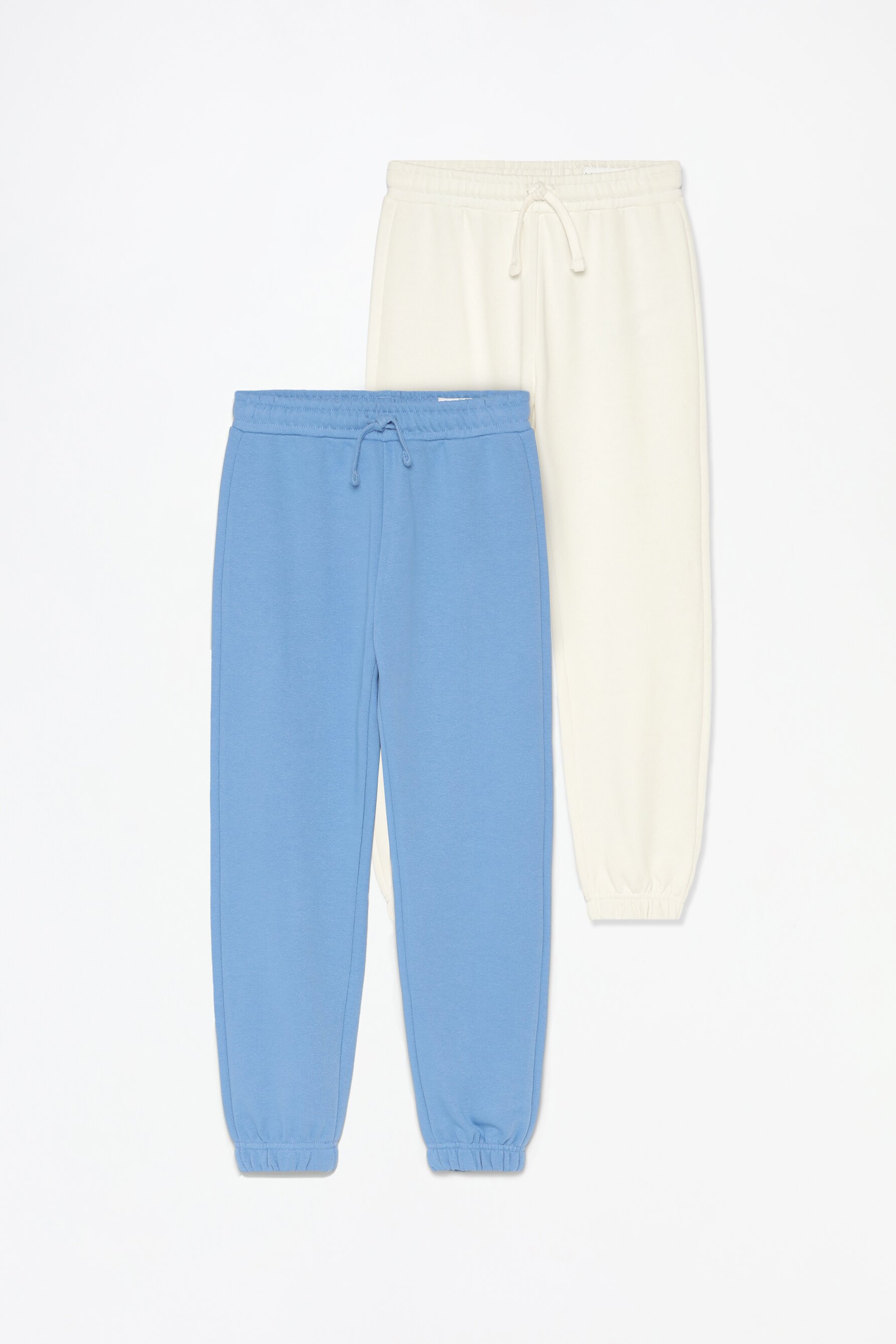 Pack 2 pantalones de felpa básicos