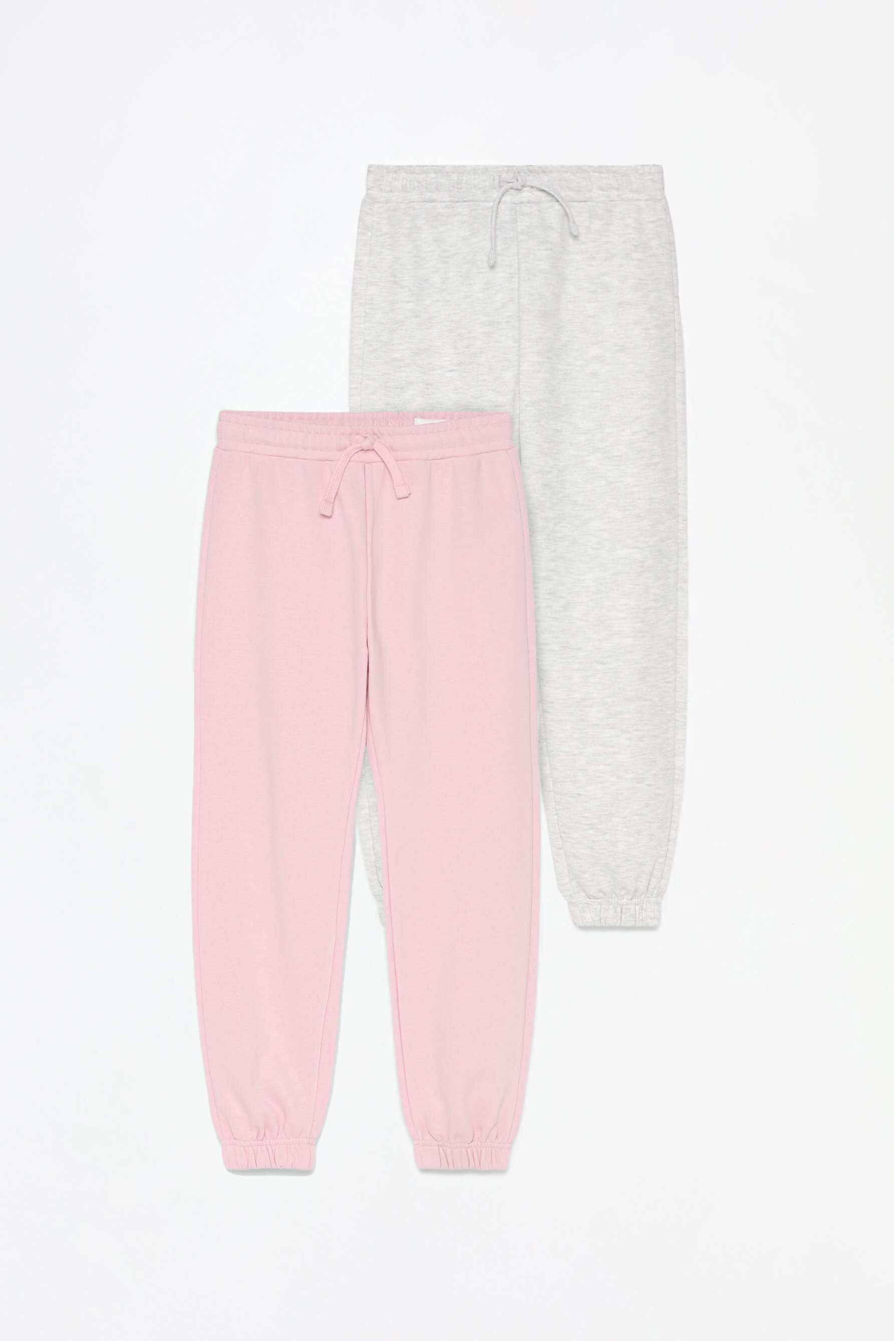 Pack 2 pantalones de felpa básicos