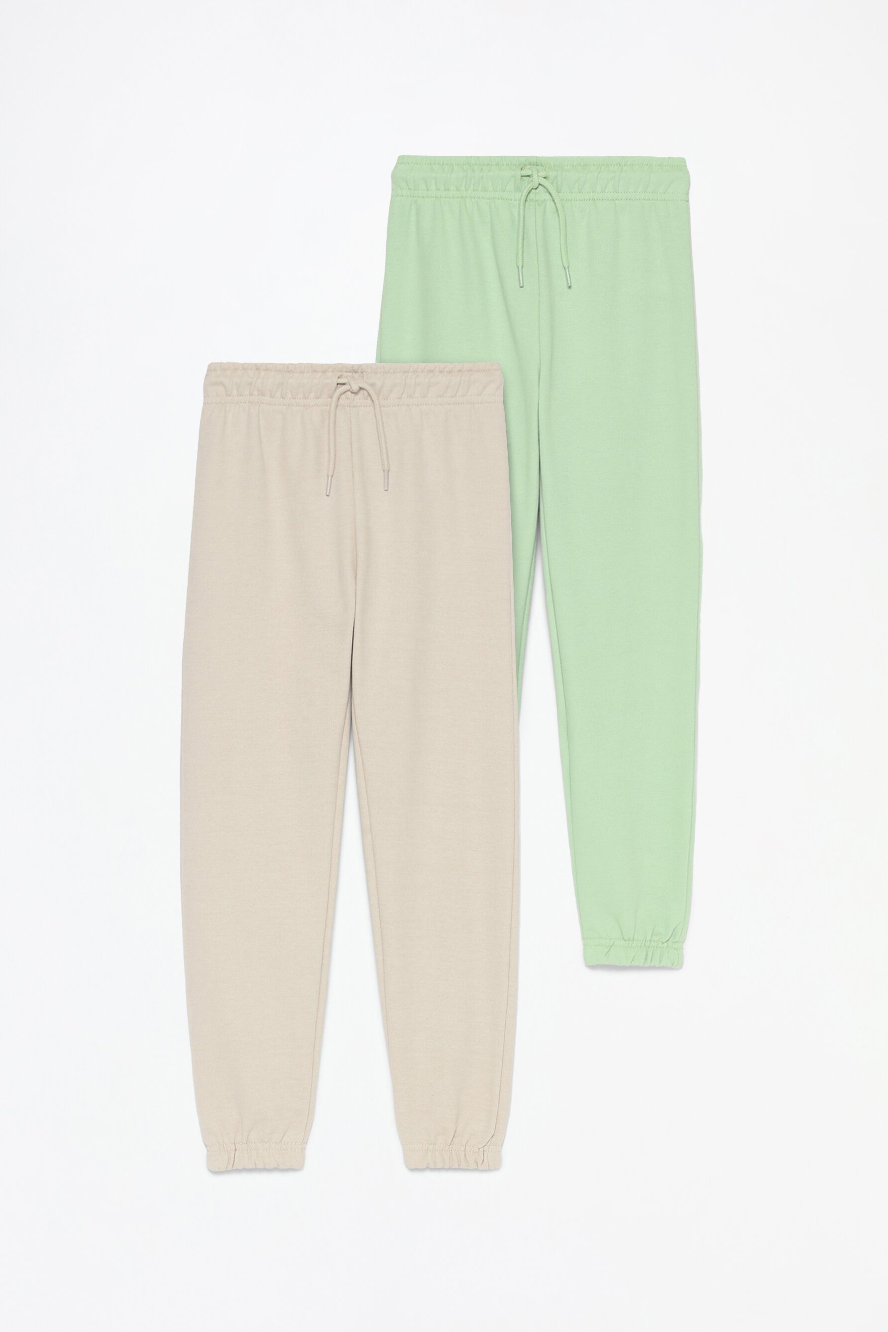 Pack 2 pantalones felpa básicos