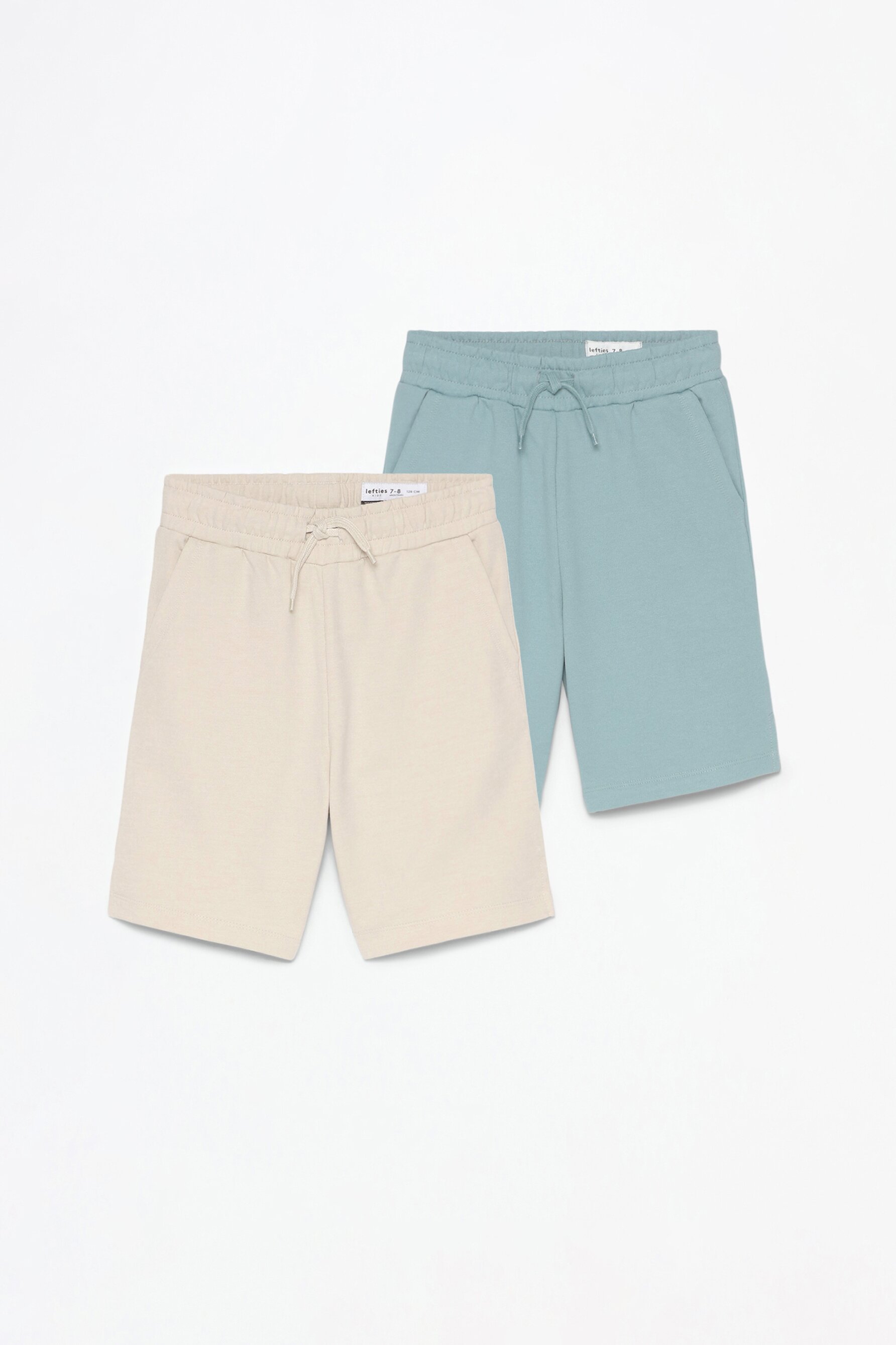 Pack 2 bermudas básicas de felpa