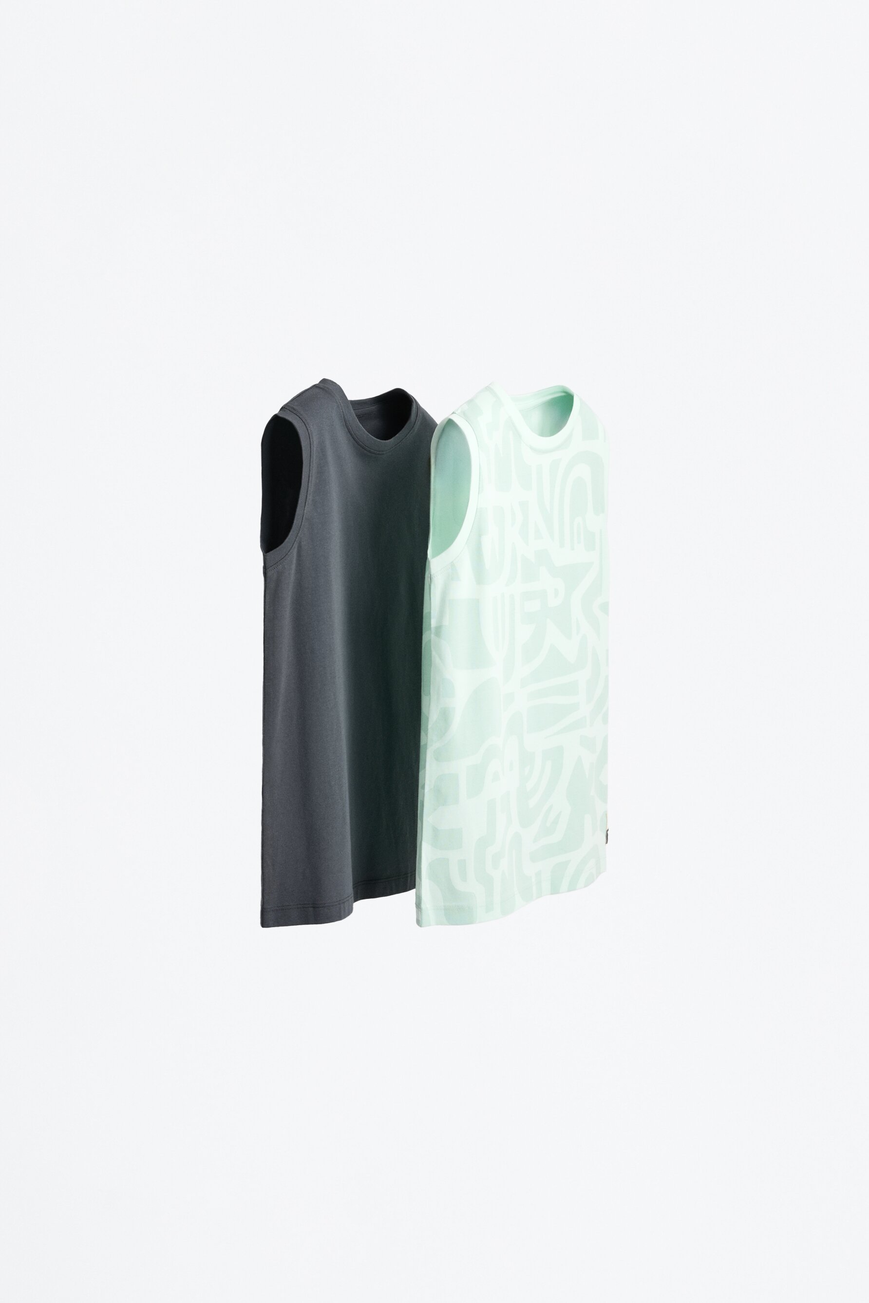 Pack 2 camisetas sin mangas combinadas