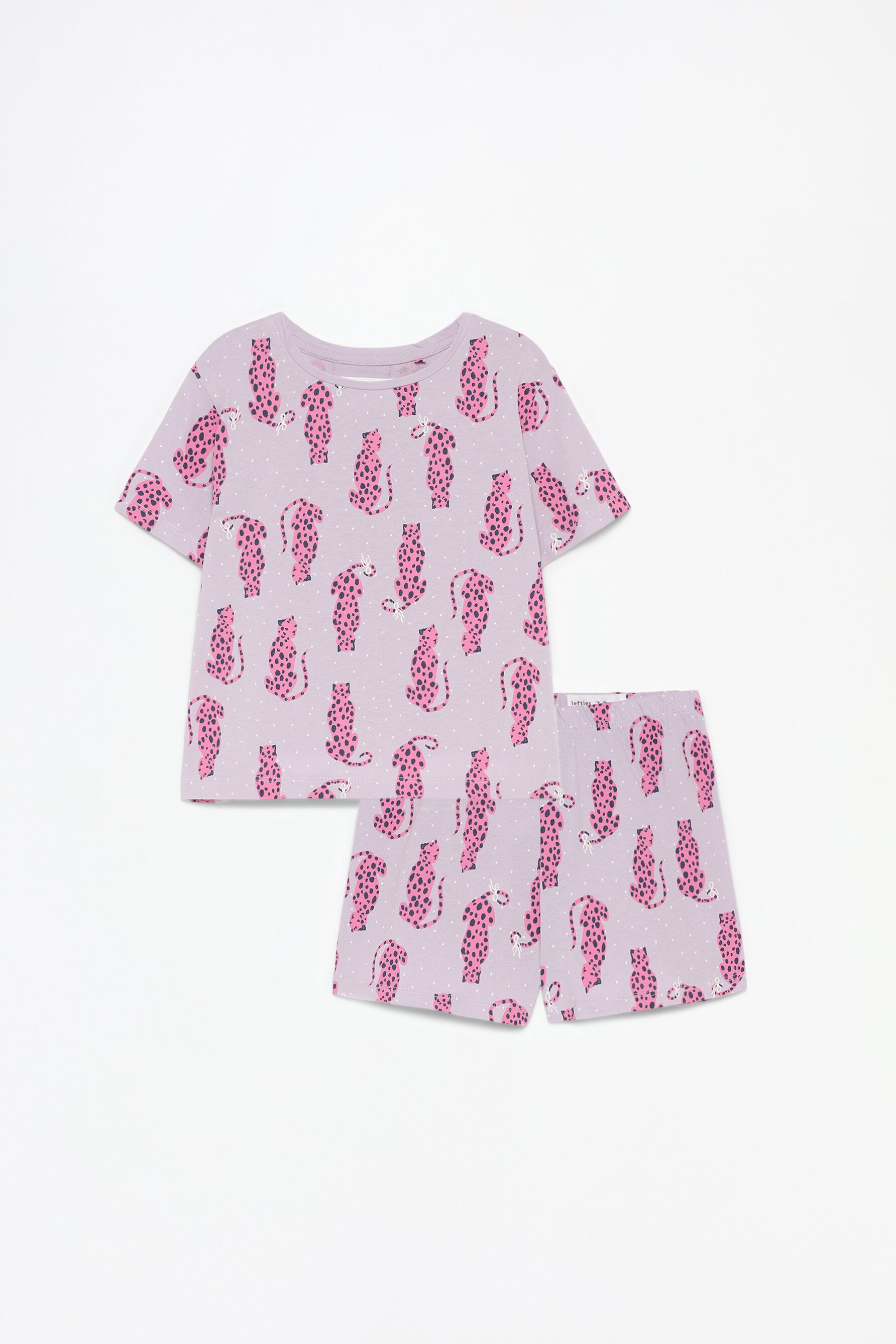 Pijama corto estampado
