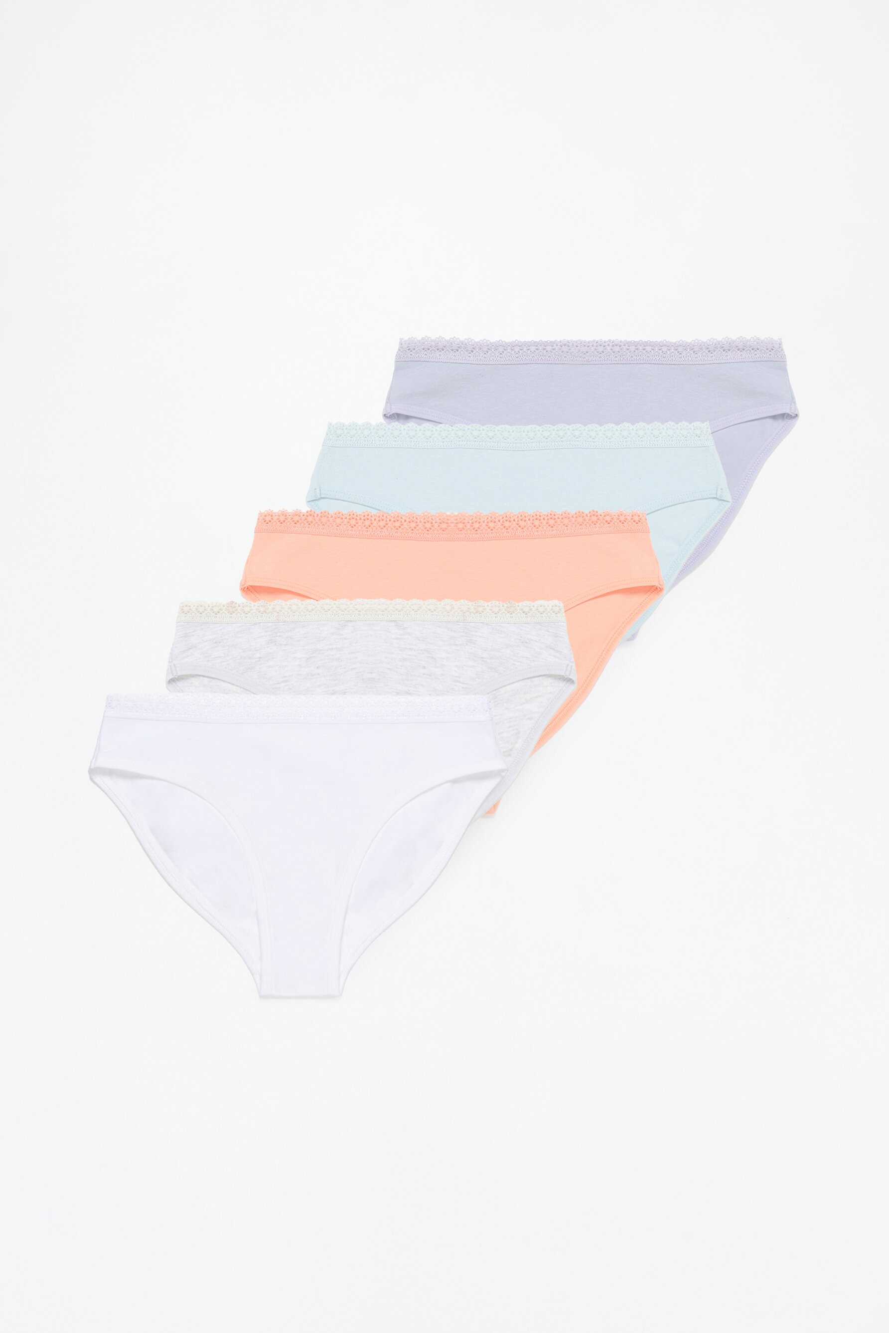Pack 5 braguitas combinadas