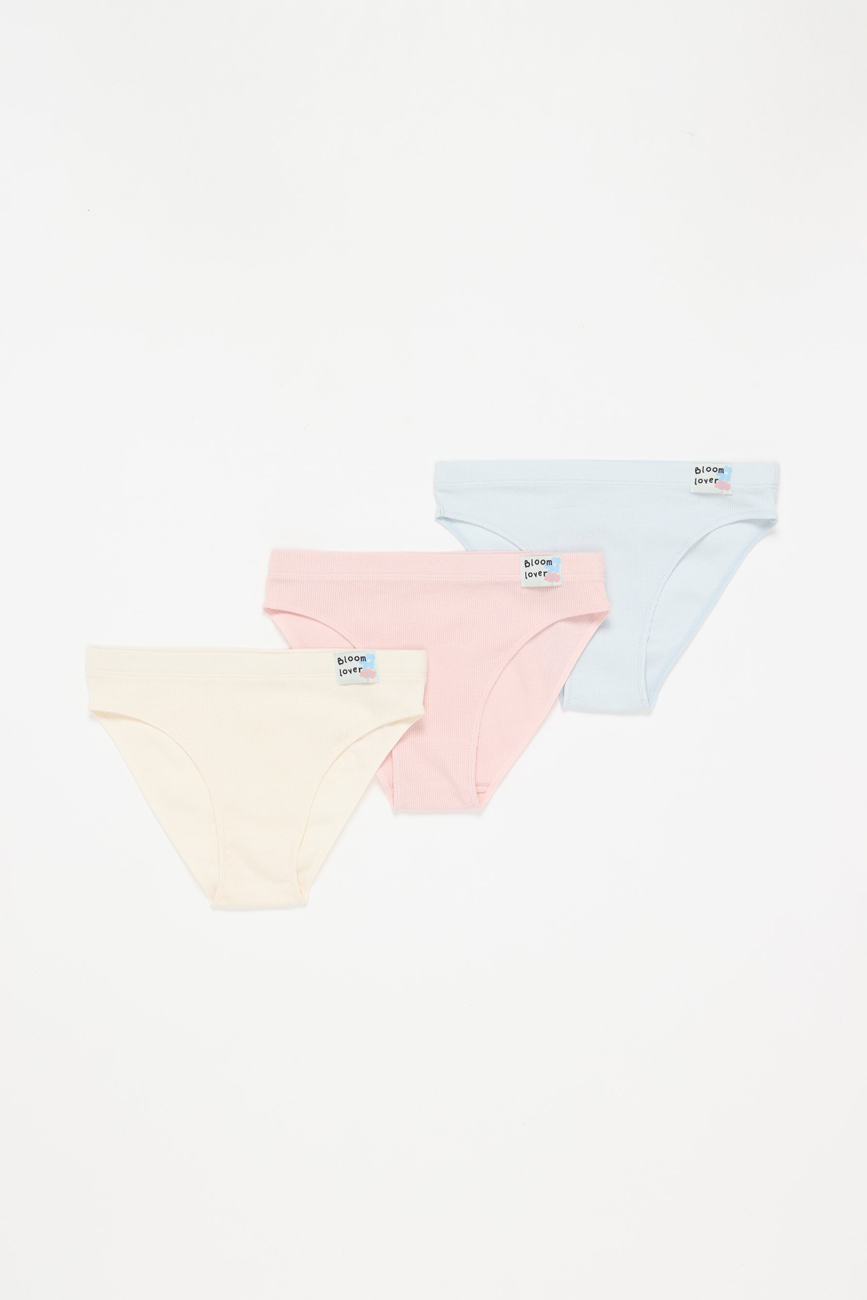 Pack 3 braguitas canalé