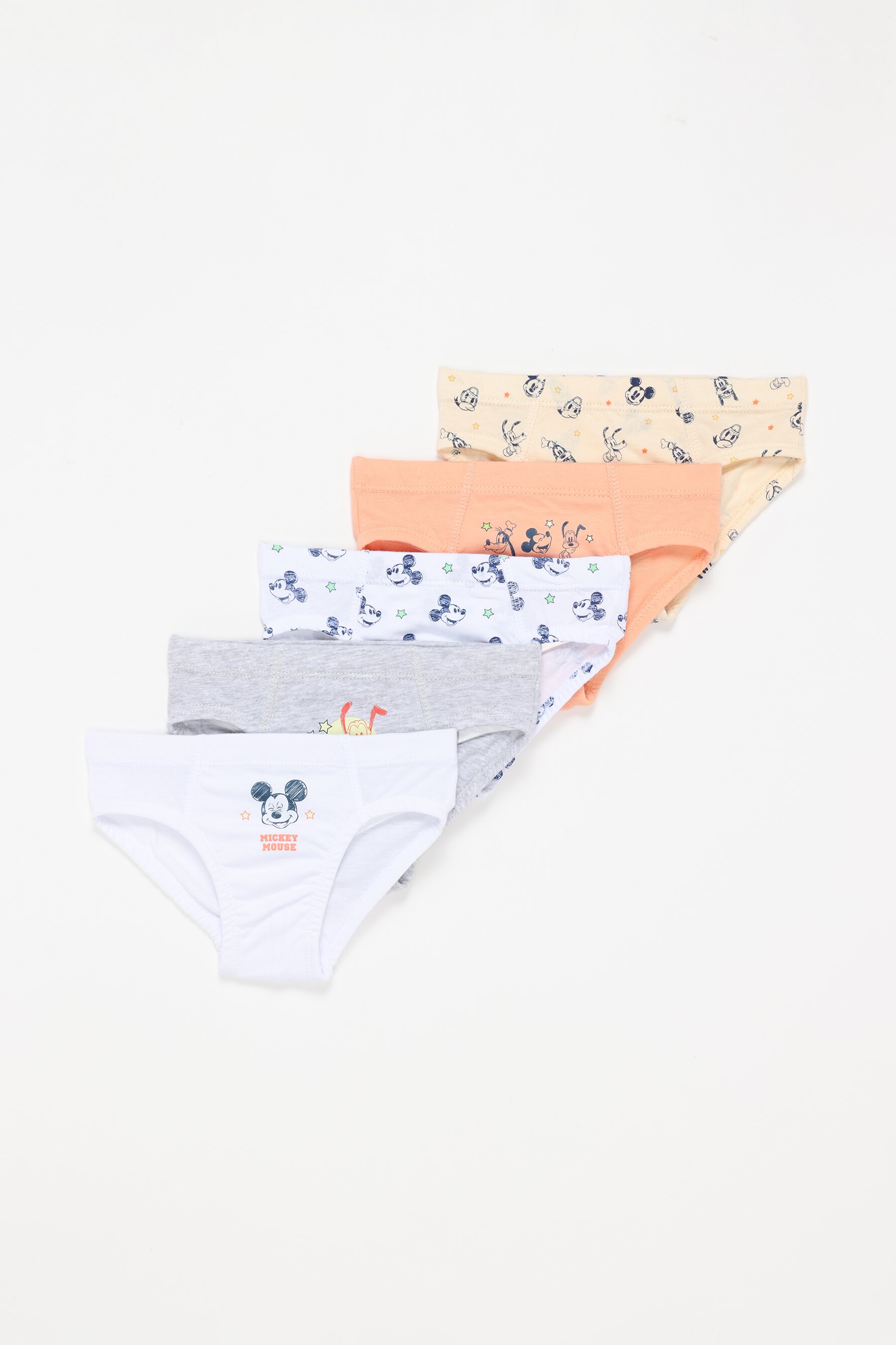 Pack 5 calzoncillos slip Mickey y amigos ©Disney