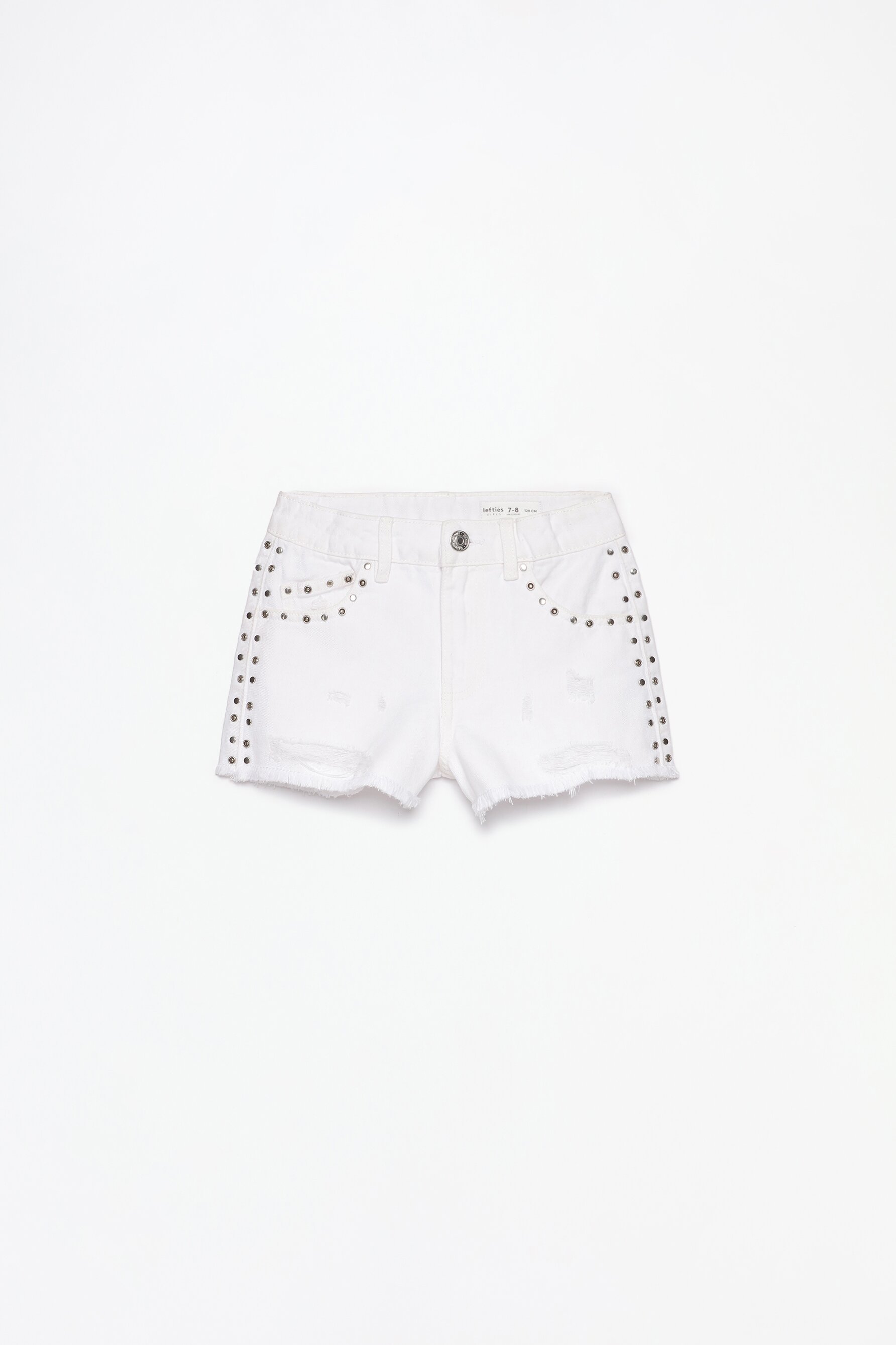 Short denim corazones