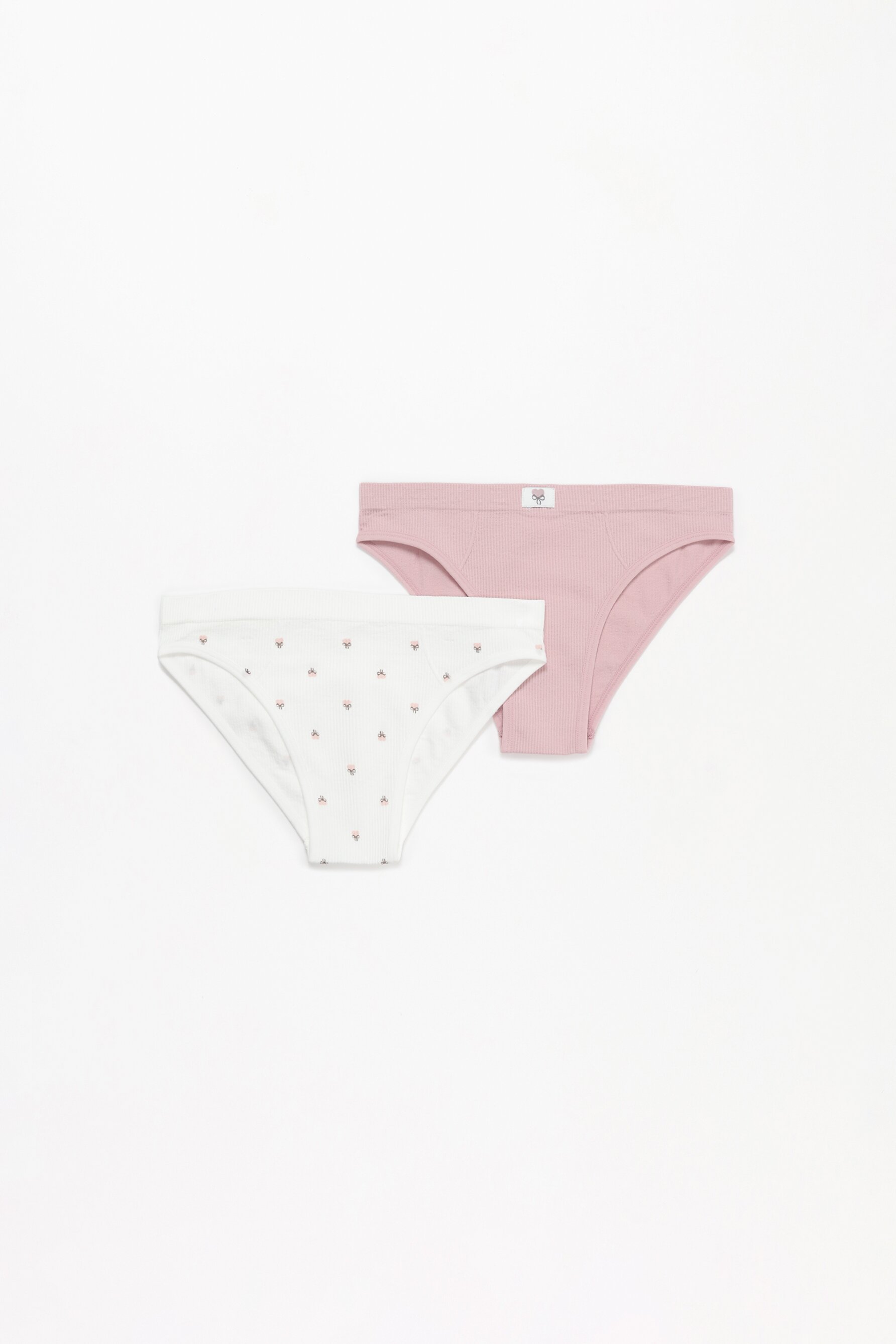 Pack 2 braguitas sin costuras estampadas