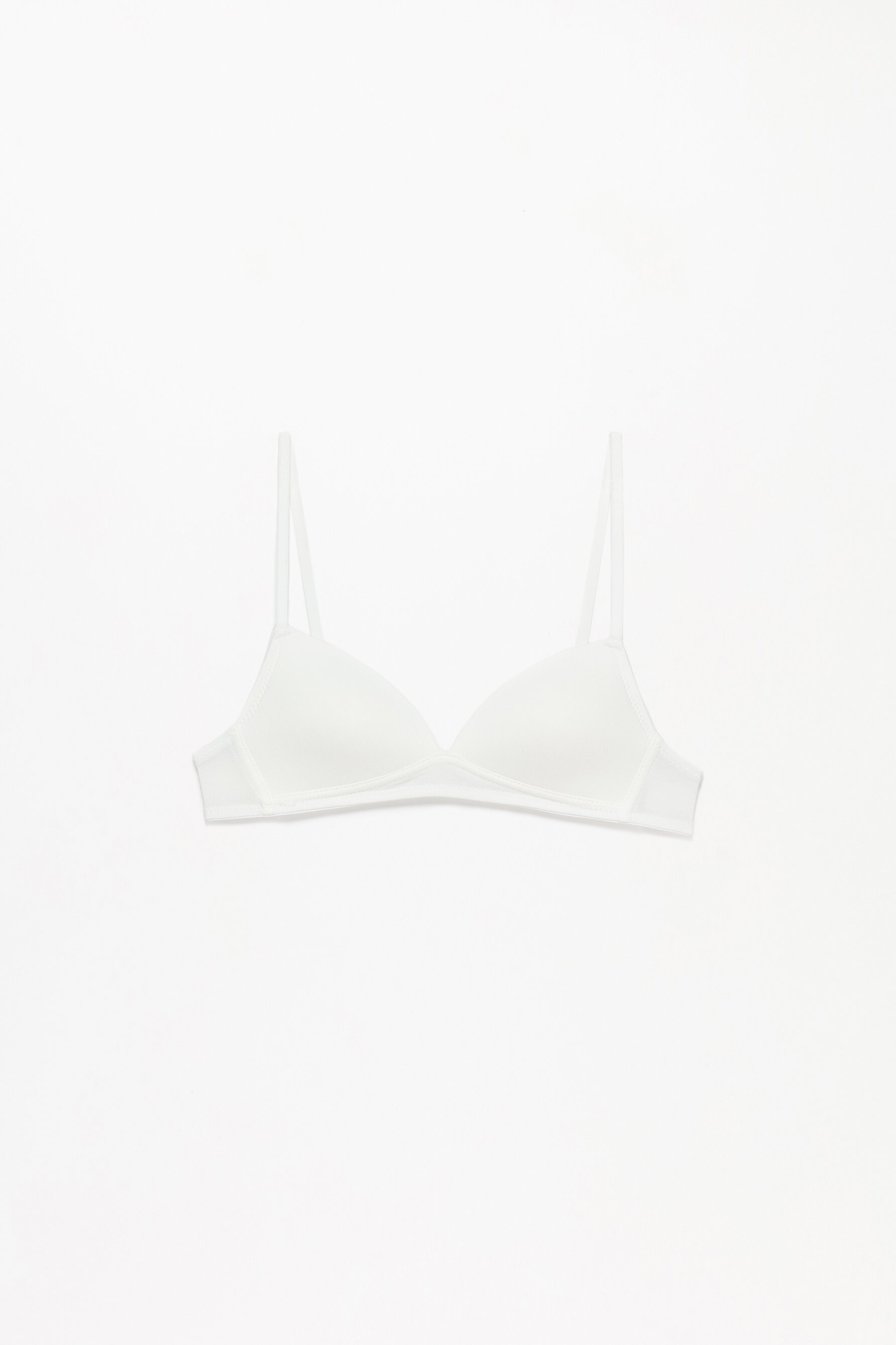 Sujetador triangular canalé