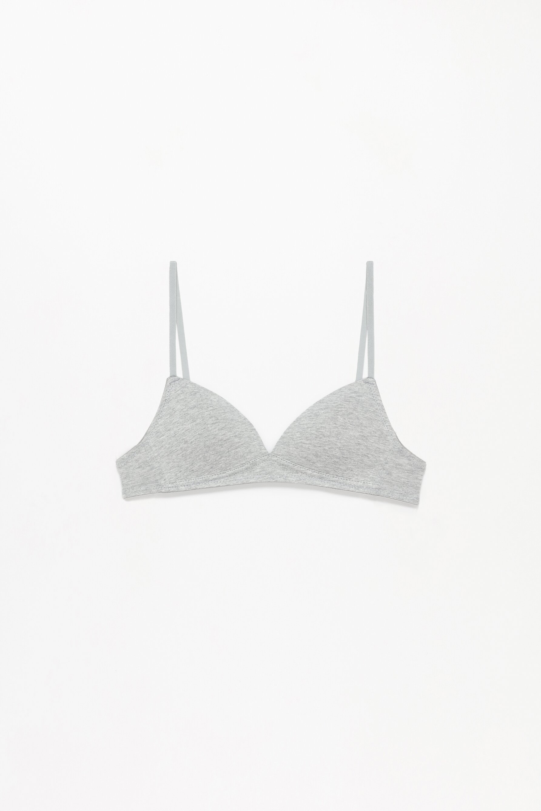 Sujetador triangular canalé