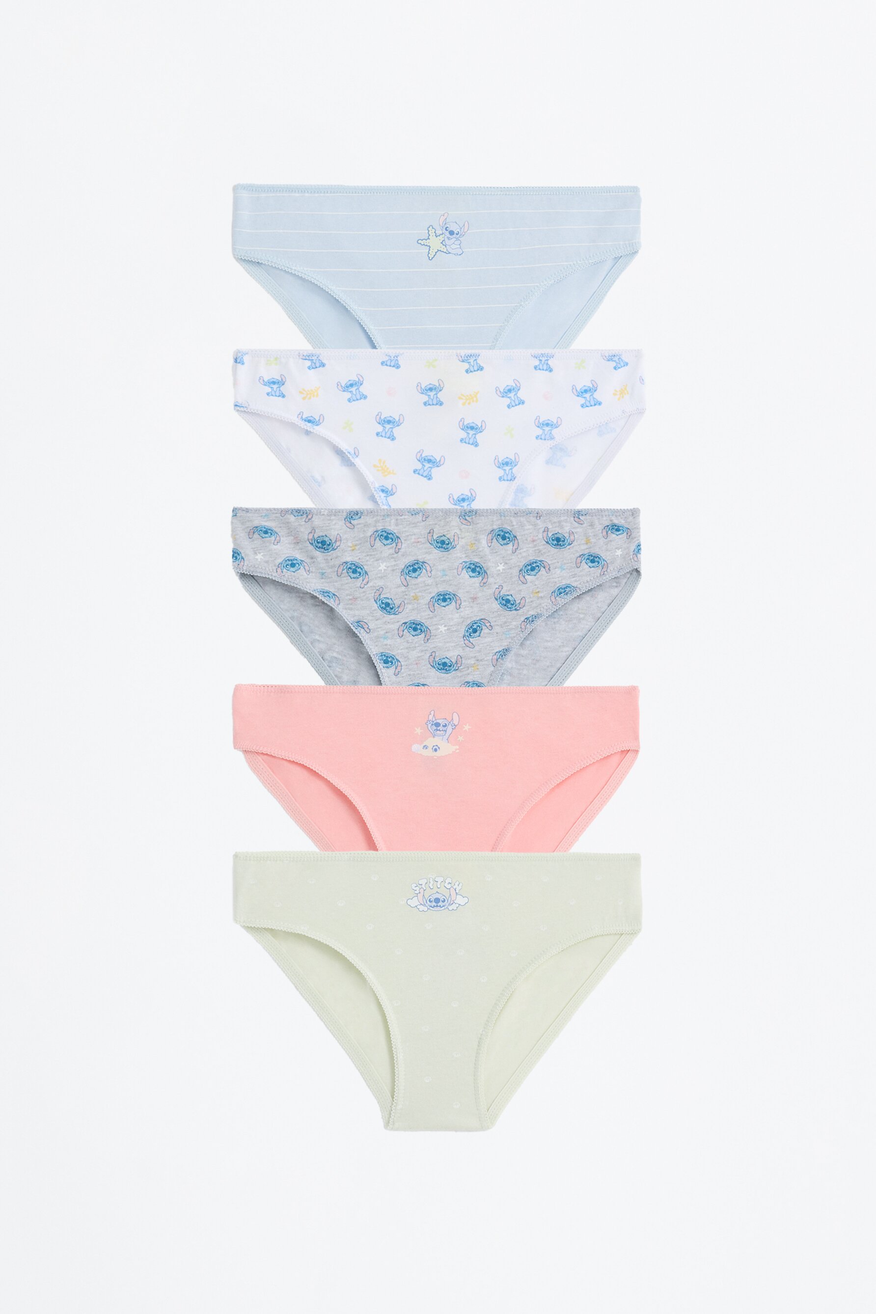 Pack 5 braguitas Stitch ©Disney