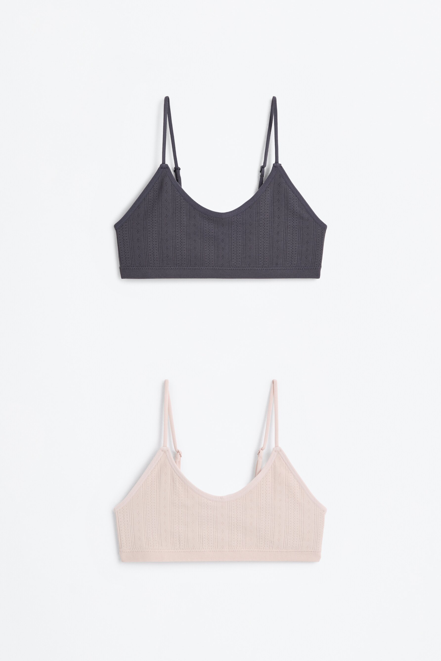 Pack 2 tops sin costuras de canalé