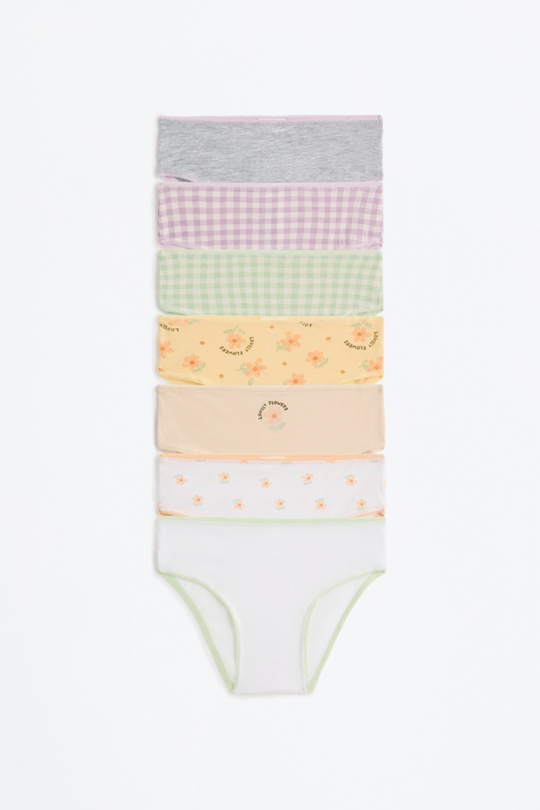 Pack 7 braguitas flores