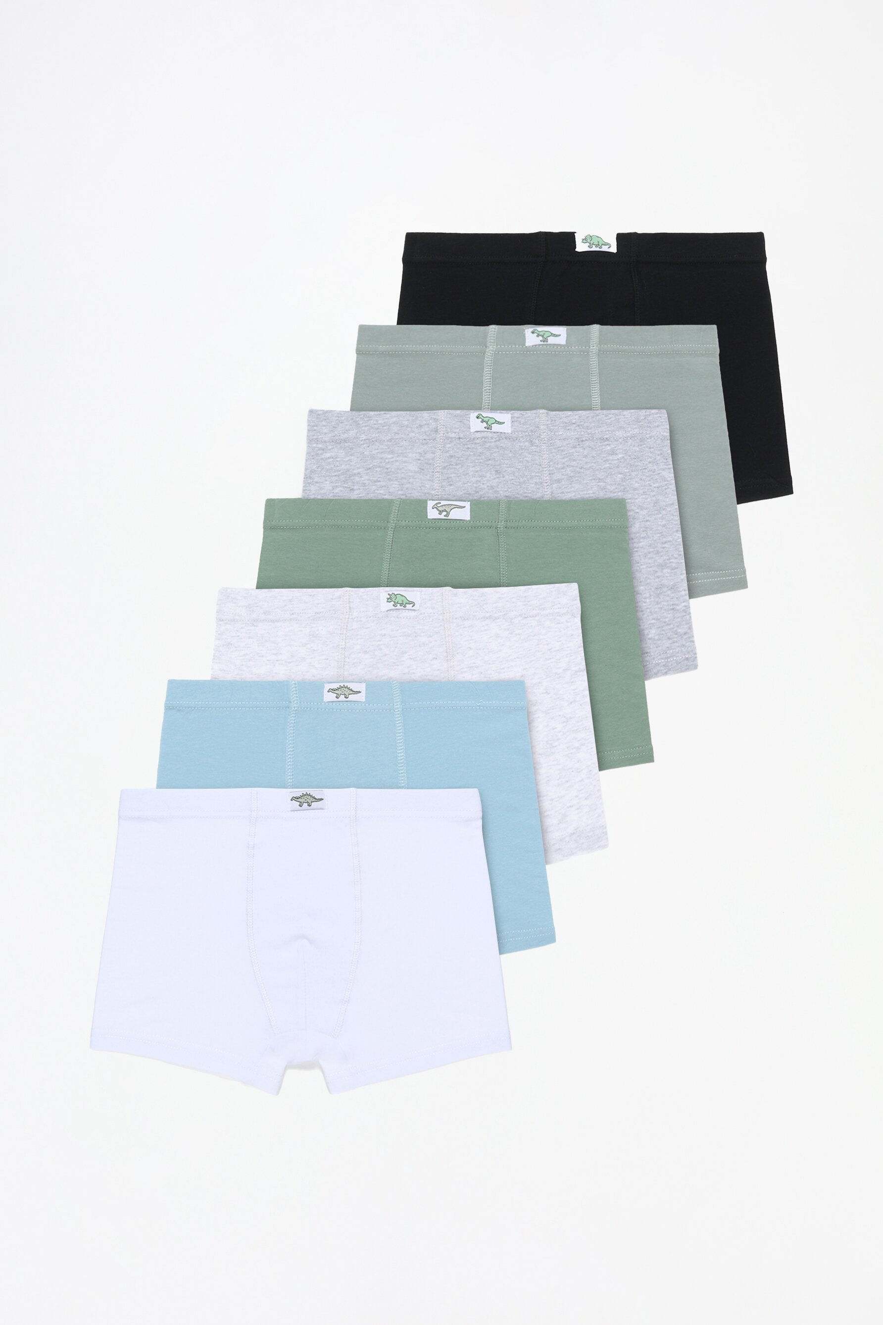 Pack 7 calzoncillos bóxers lisos