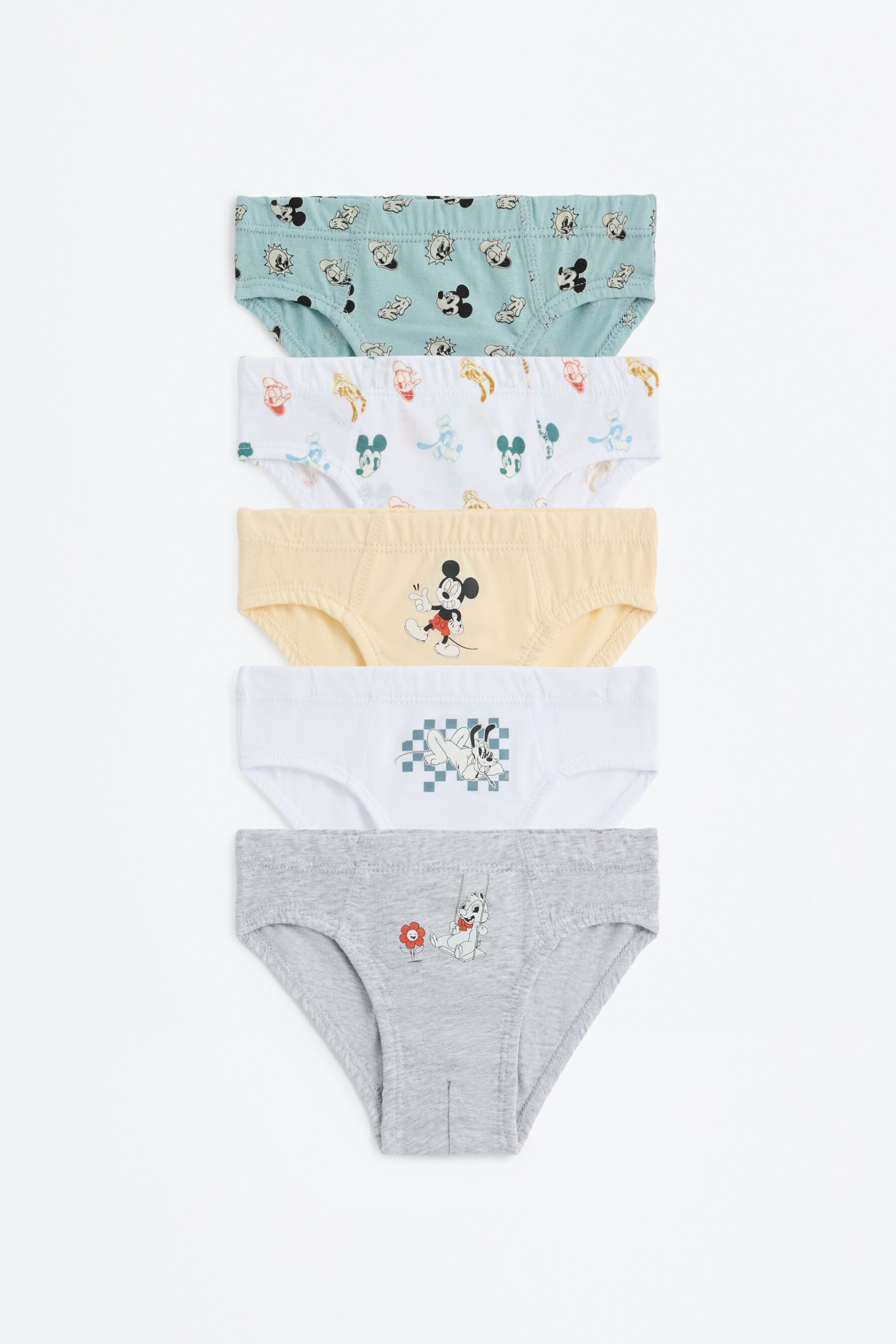 Pack 5 calzoncillos slip Mickey y amigos ©Disney