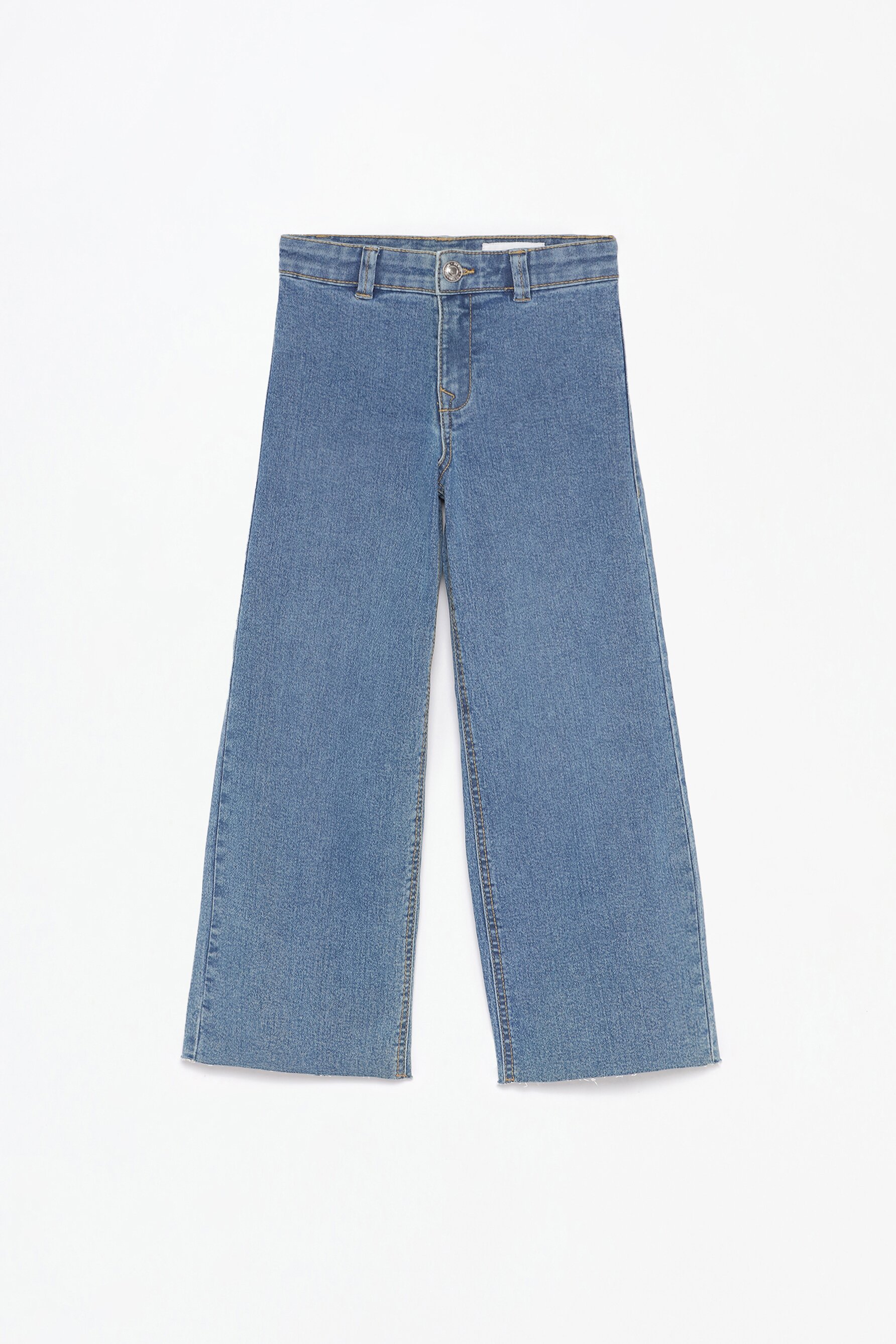 Jeans culotte marine