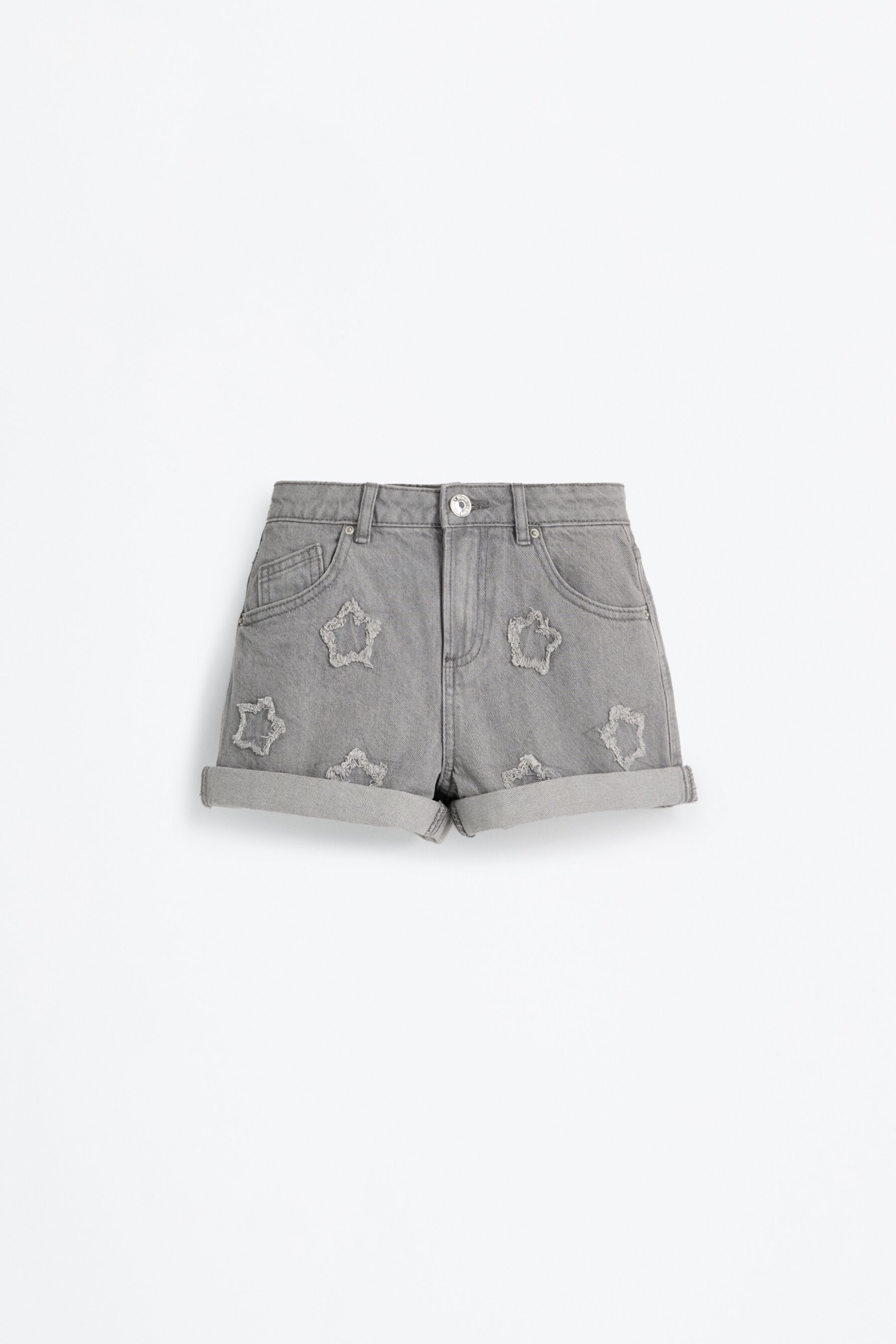 Short denim bordados
