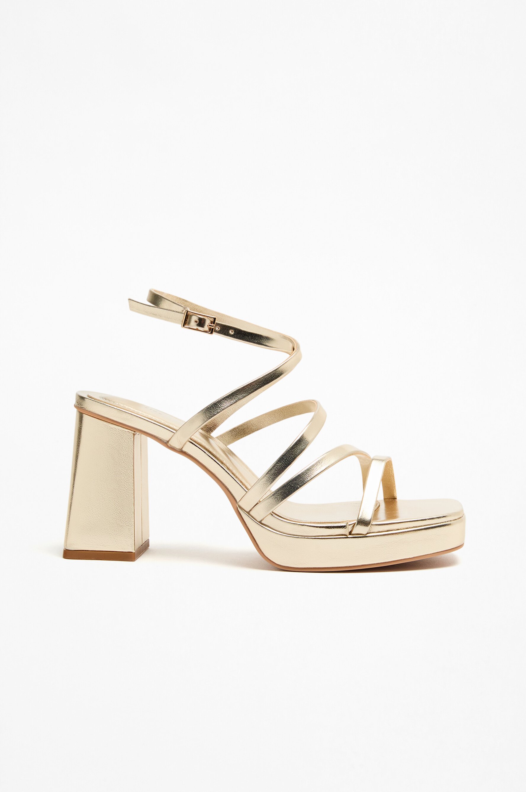 Sandalia tacón plataforma