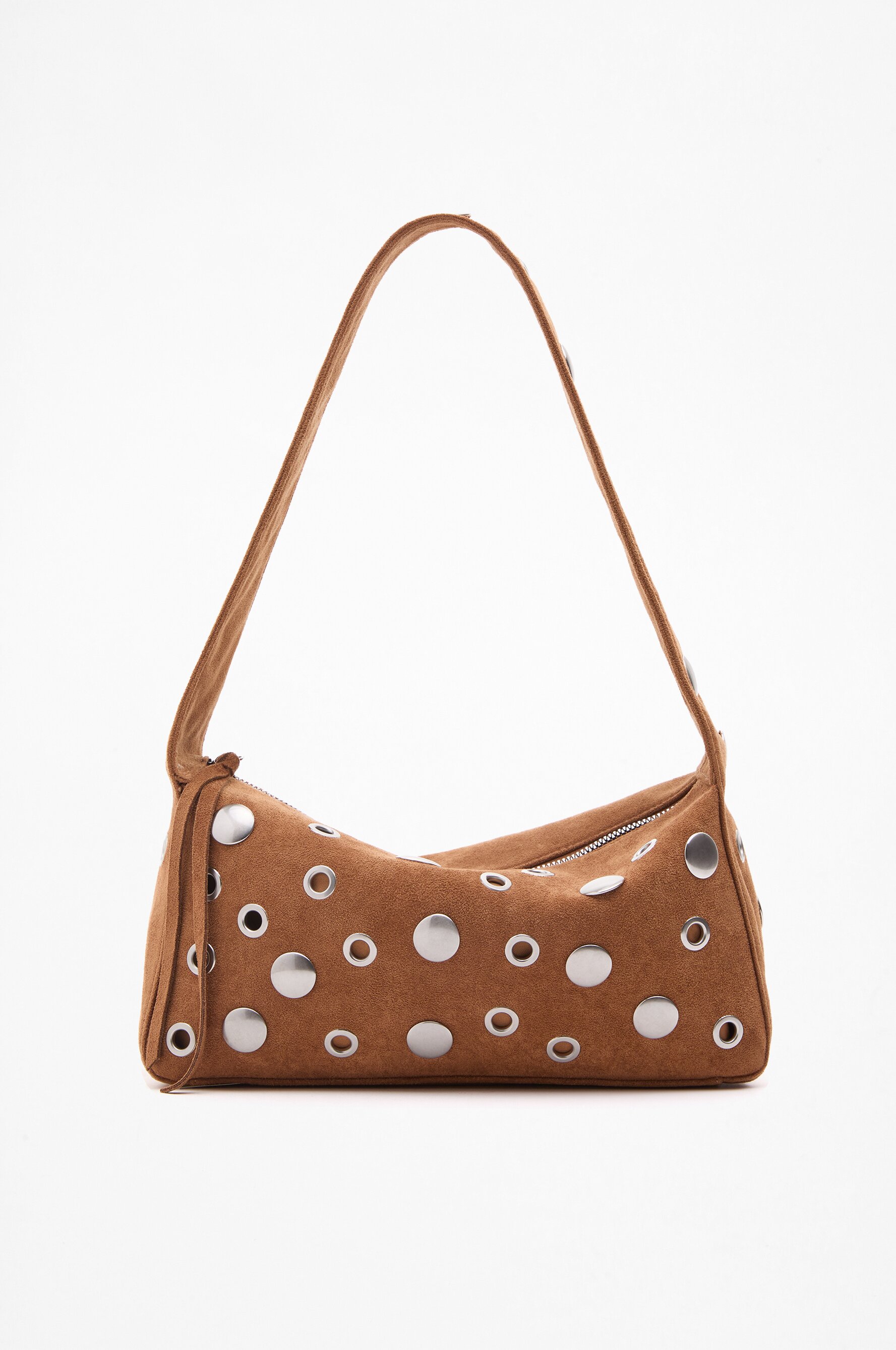 Bolso de hombro tachas efecto ante