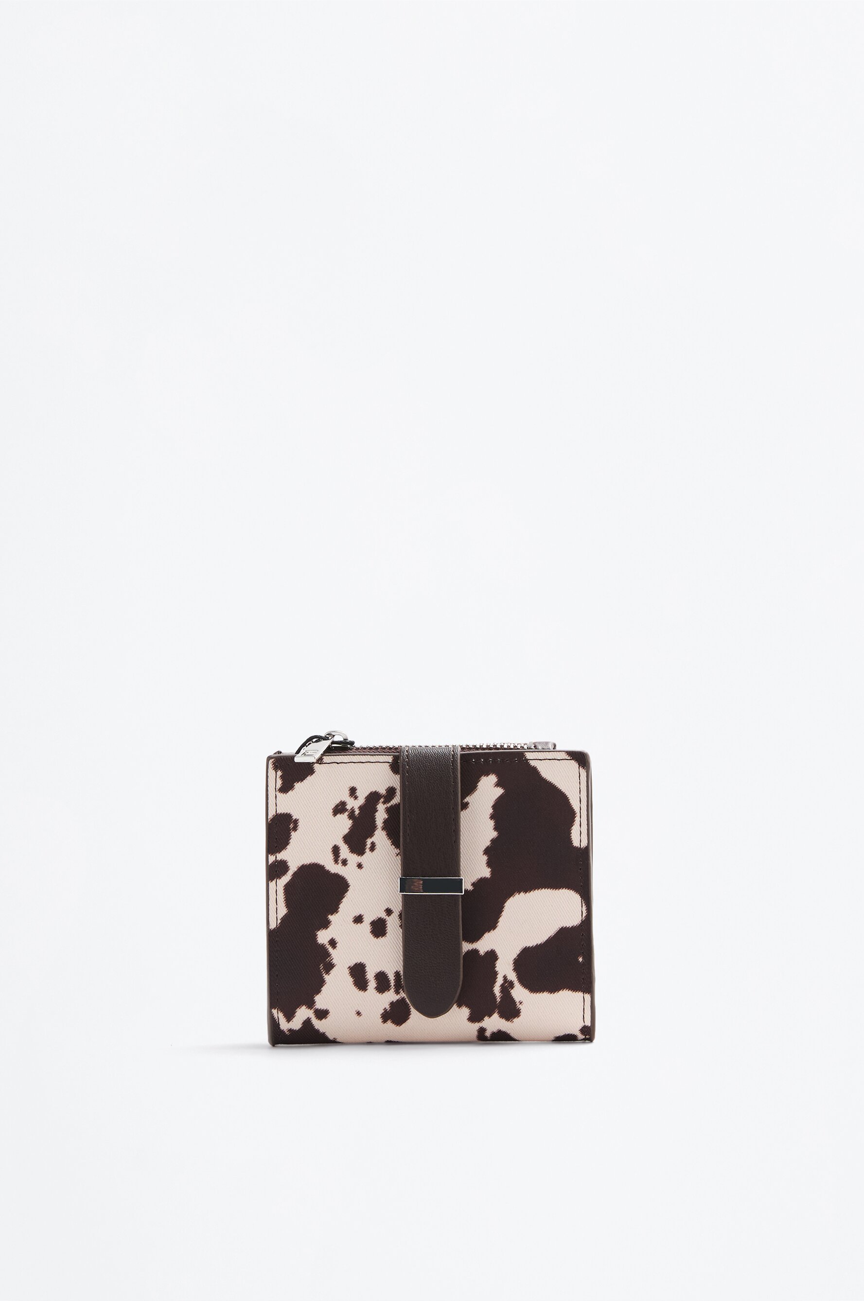 Cartera hebilla animal print