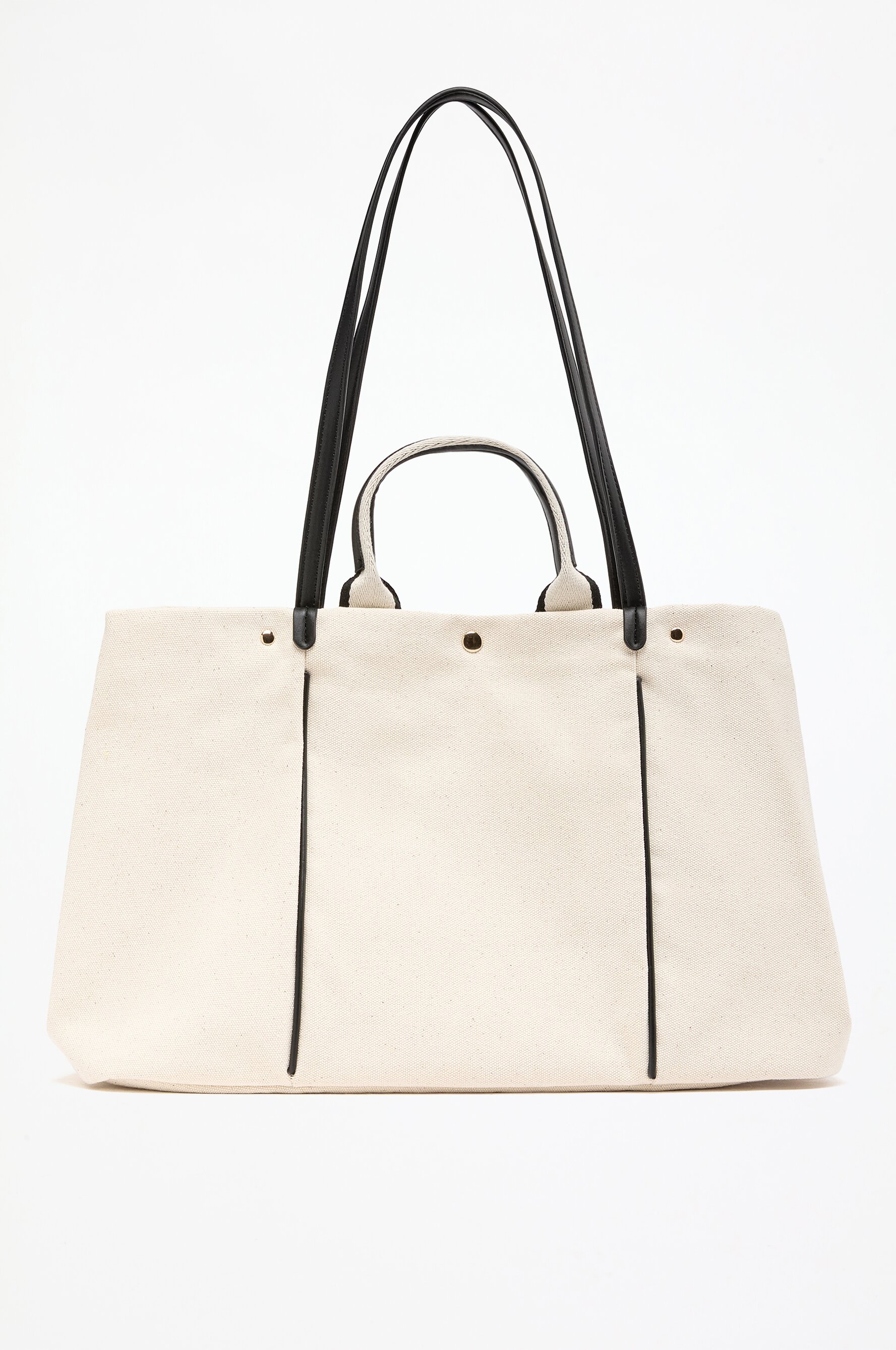Bolso shopper canvas doble asa