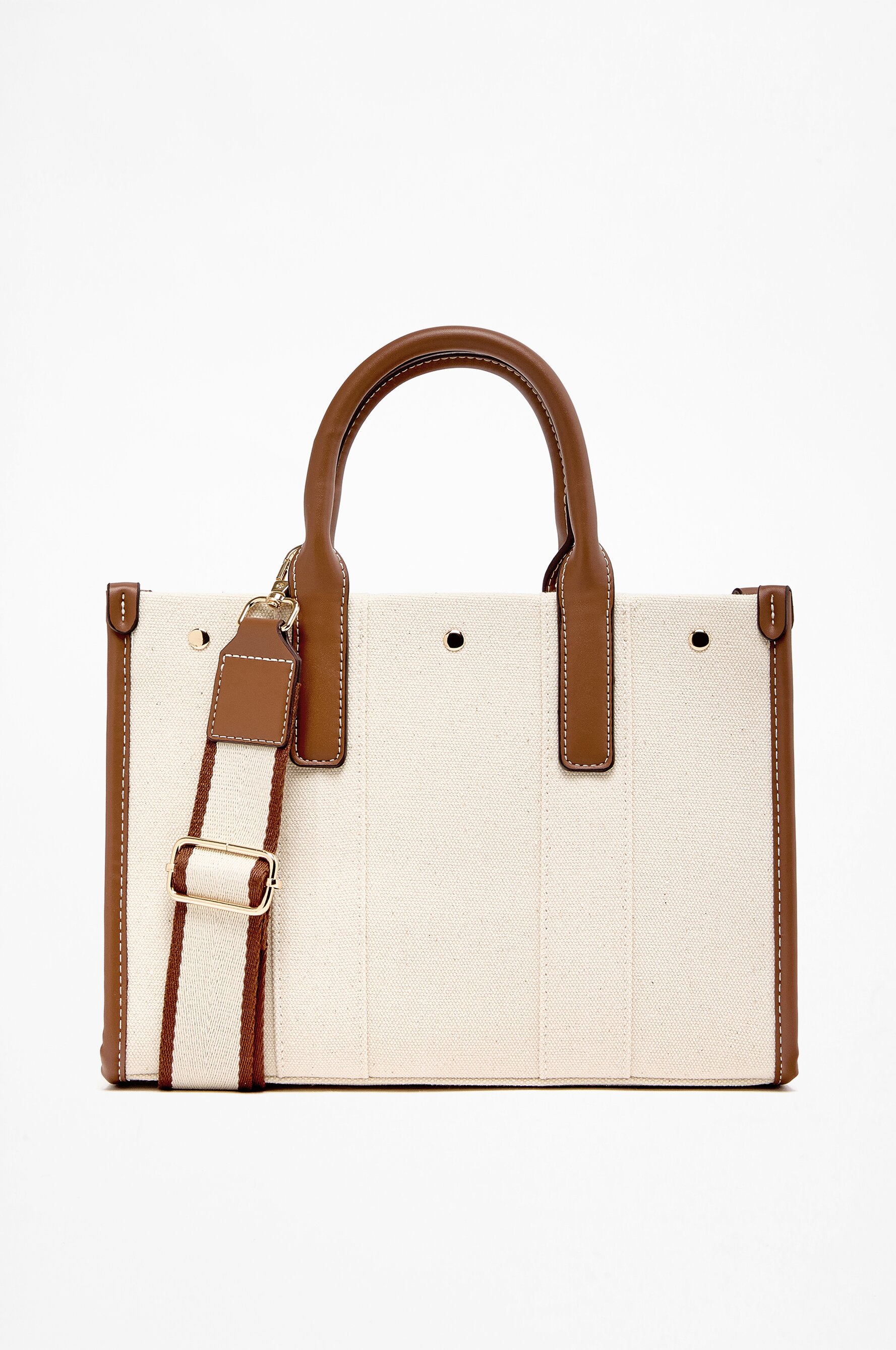 Bolso de mano canvas doble asa