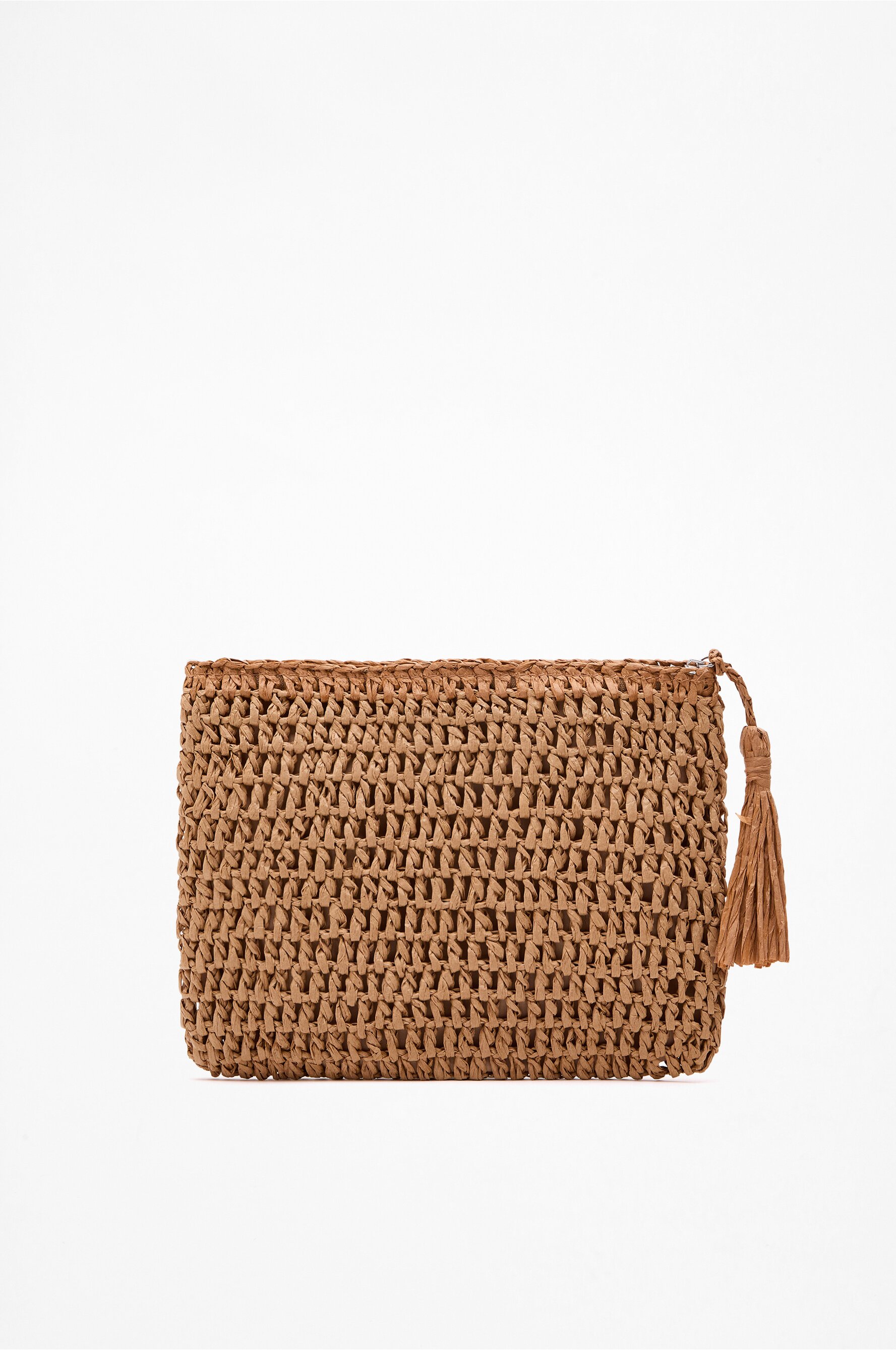 Bolso de mano efecto natural