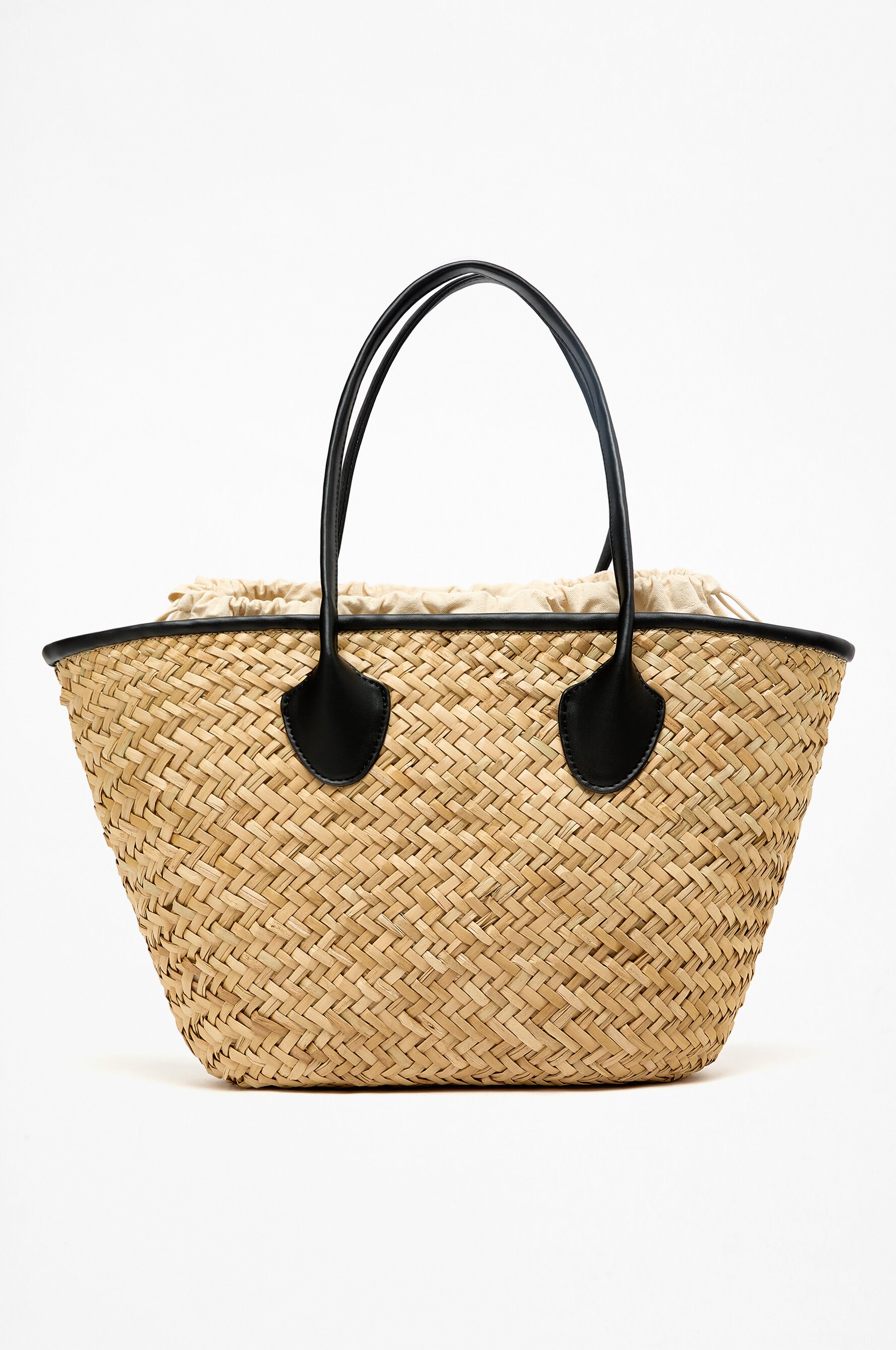 Bolso capazo yute natural