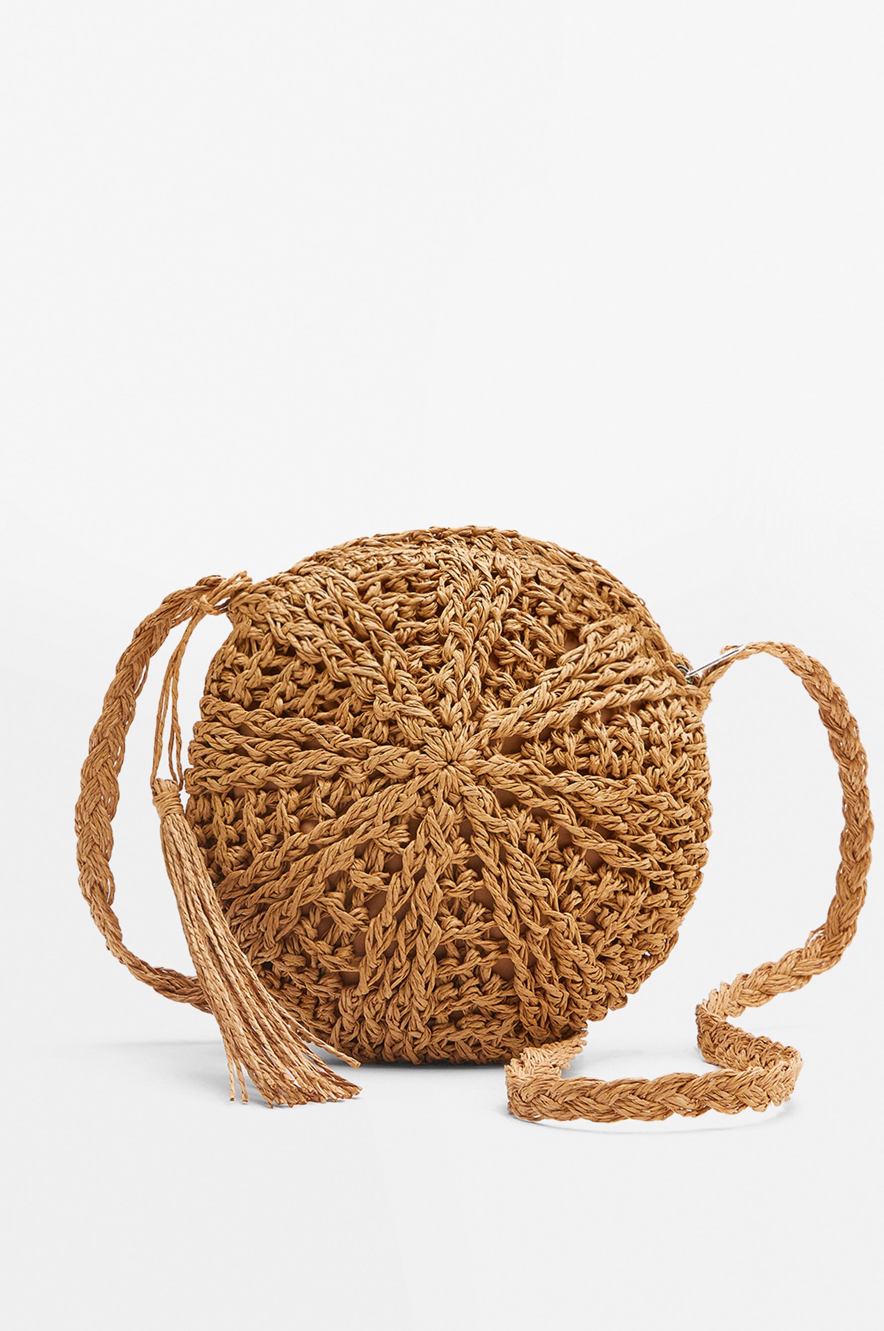 Bolso bandolera efecto natural