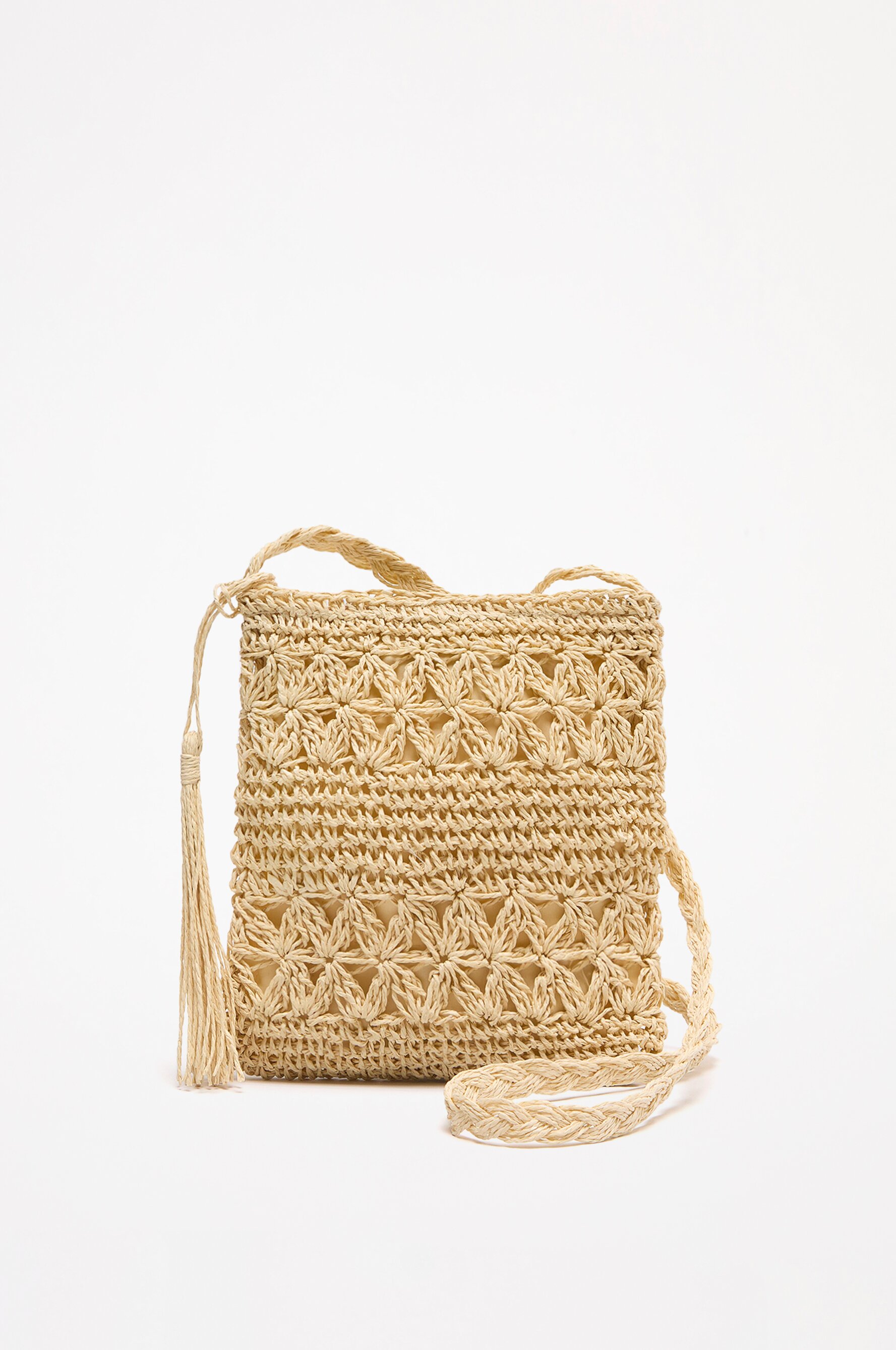 Bolso bandolera efecto natural Ver Todo Braguitas Ropa