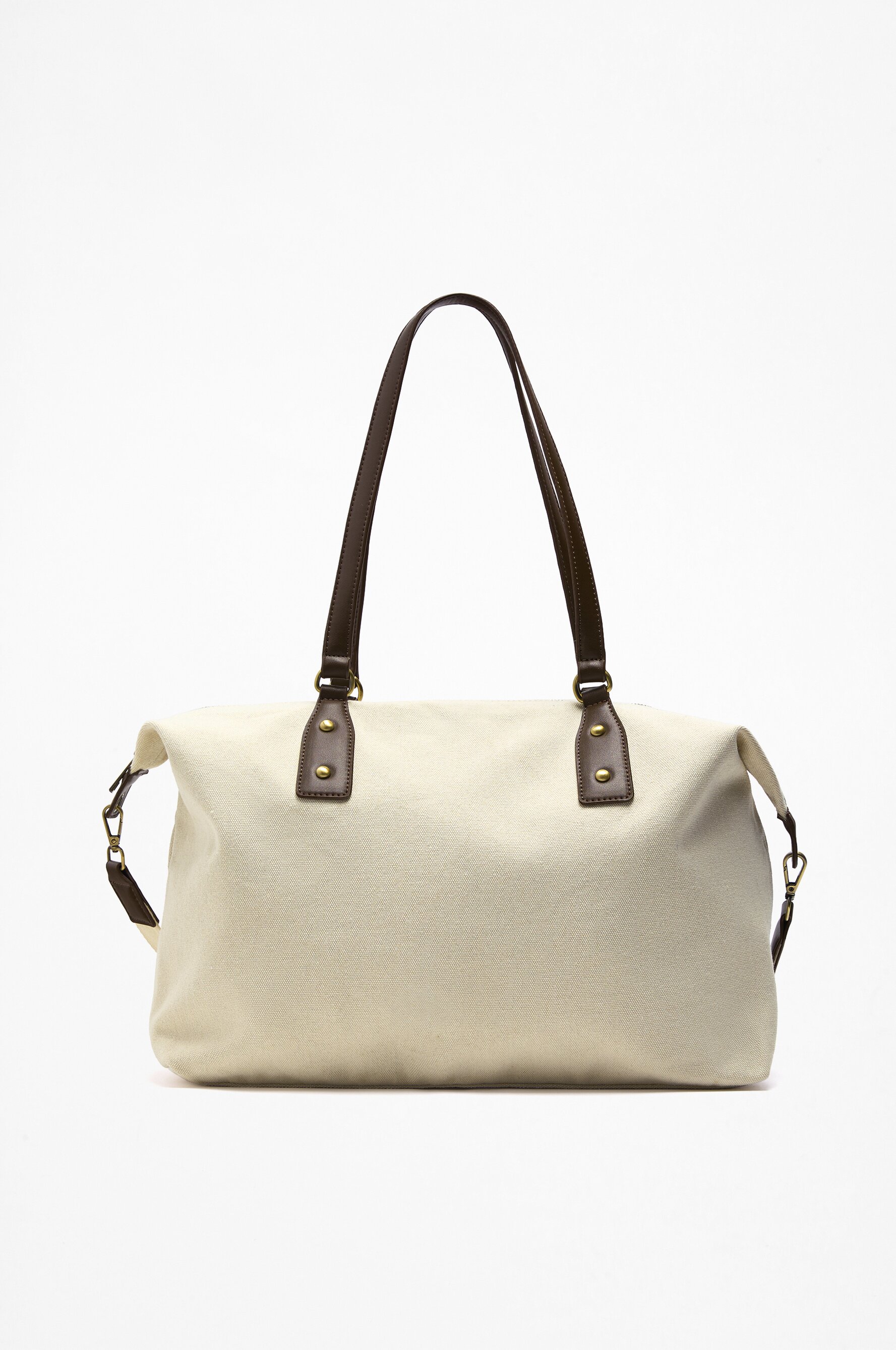 Bolso shopper canvas doble asa