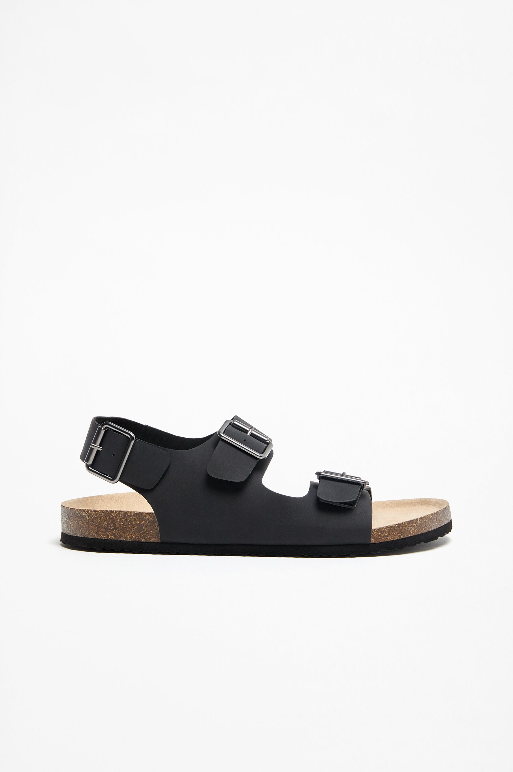 Sandalia triple hebilla