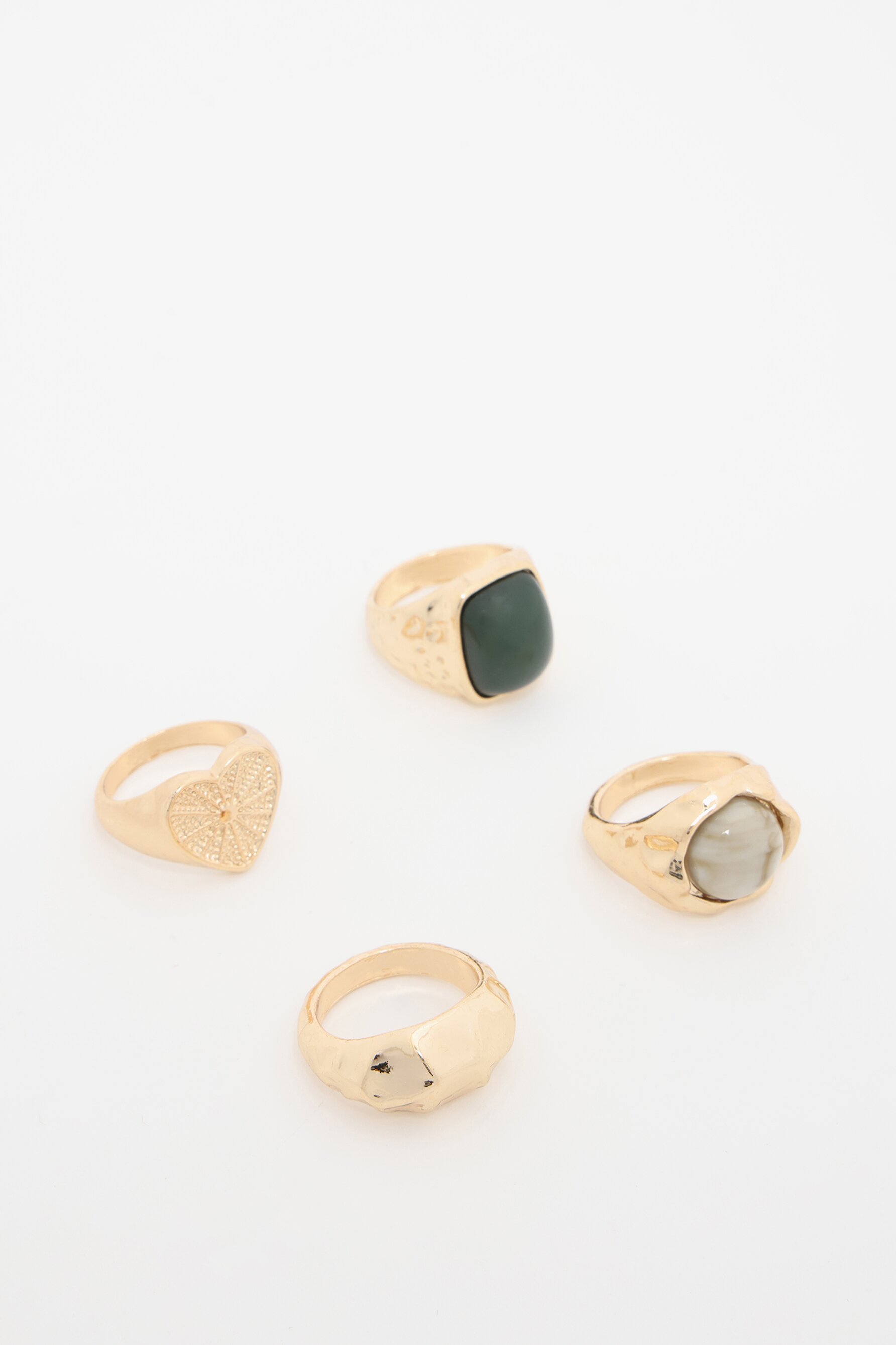 Conjunto de 4 anéis