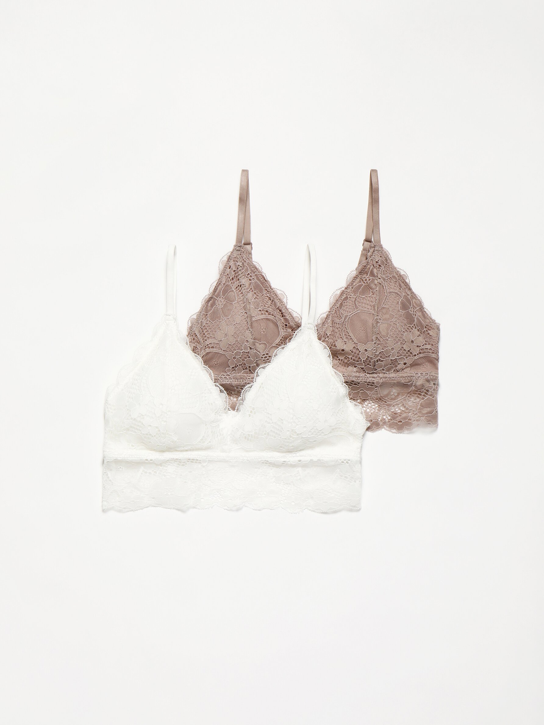 Pack of 2 lace bras