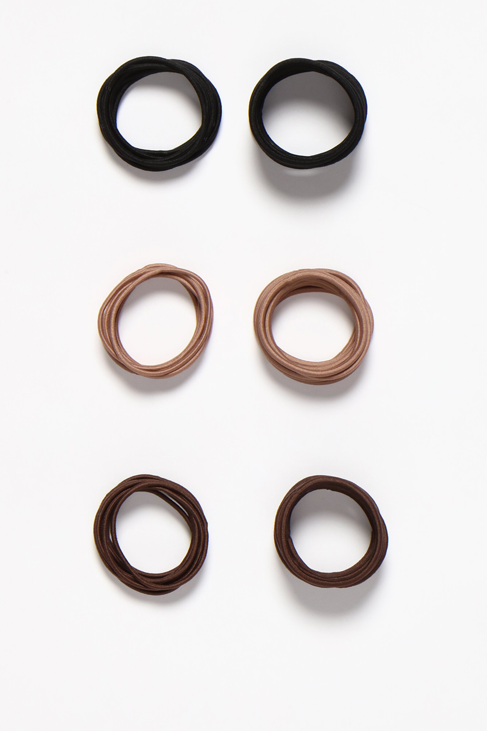 Pack of 60 elastic hair ties
