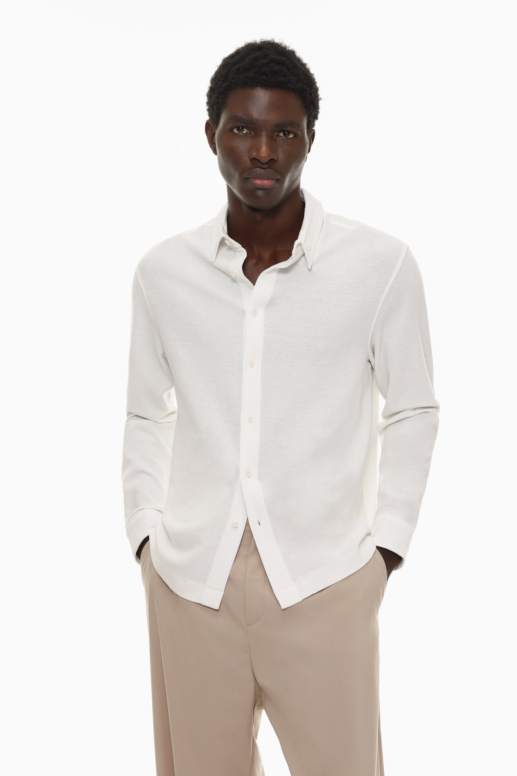 Camisa com textura