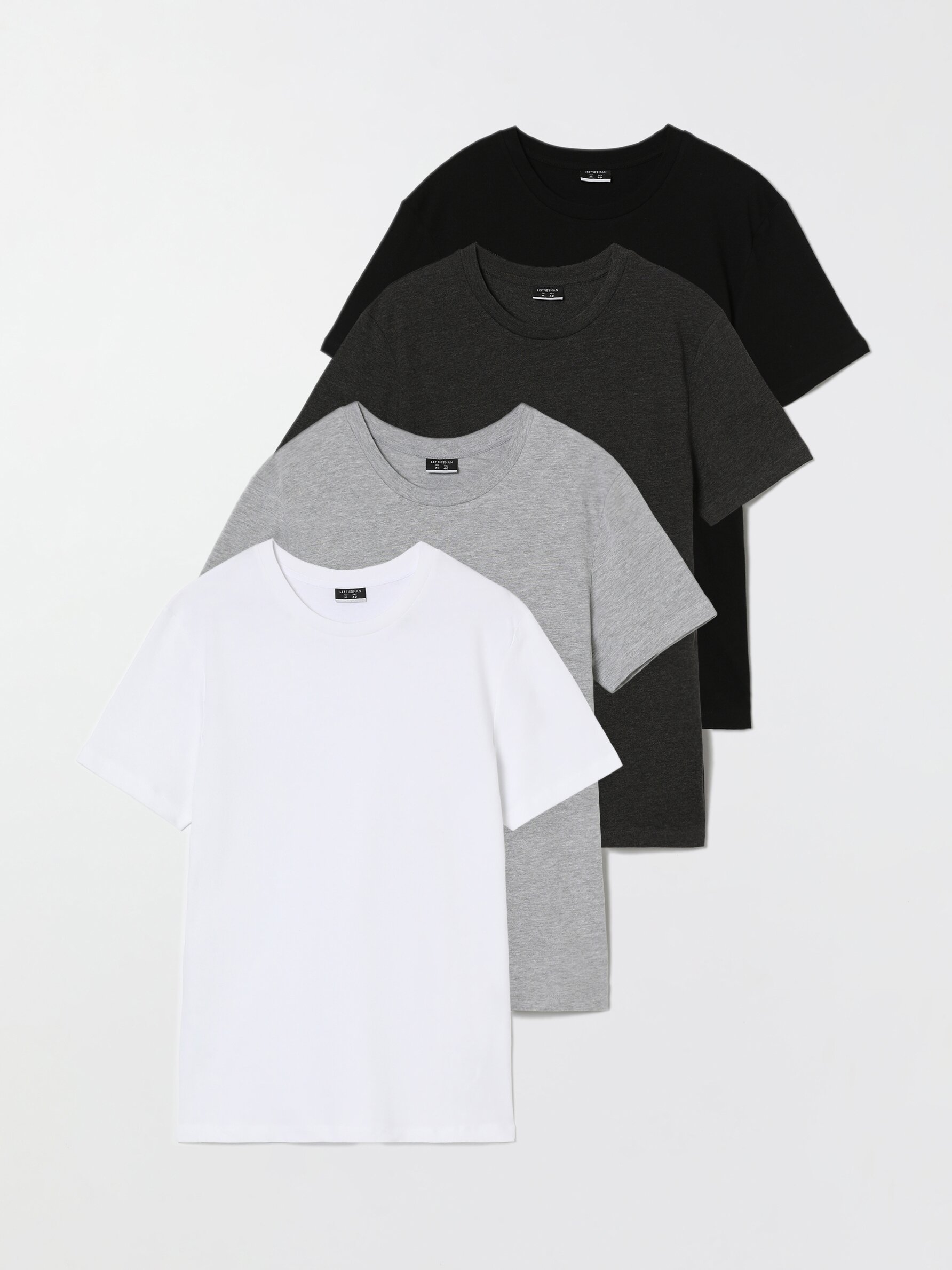 Pack de 4 Camisetas Basicas Packs Camisetas ROPA Hombre Lefties ESPANA