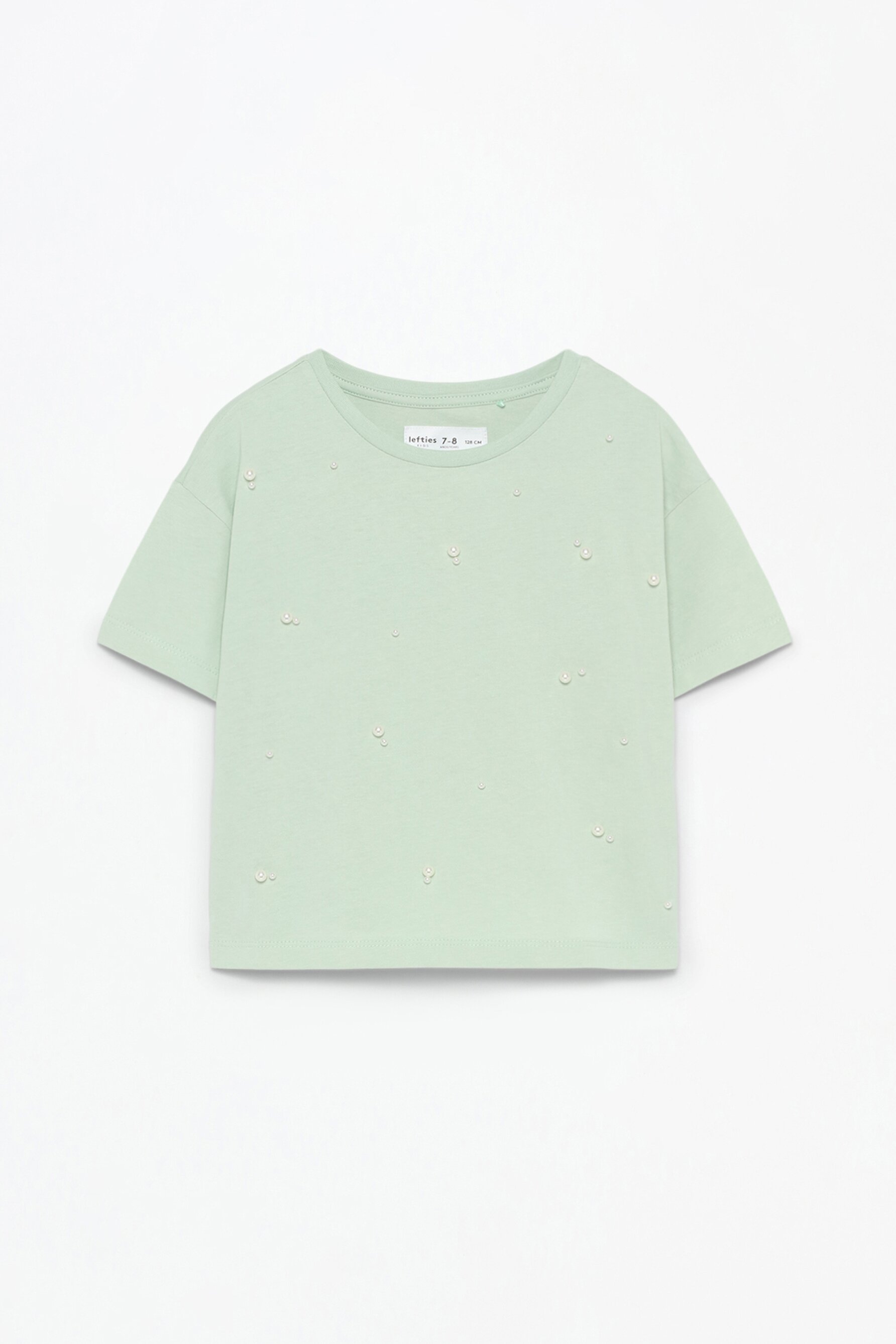 T-shirt com apliques