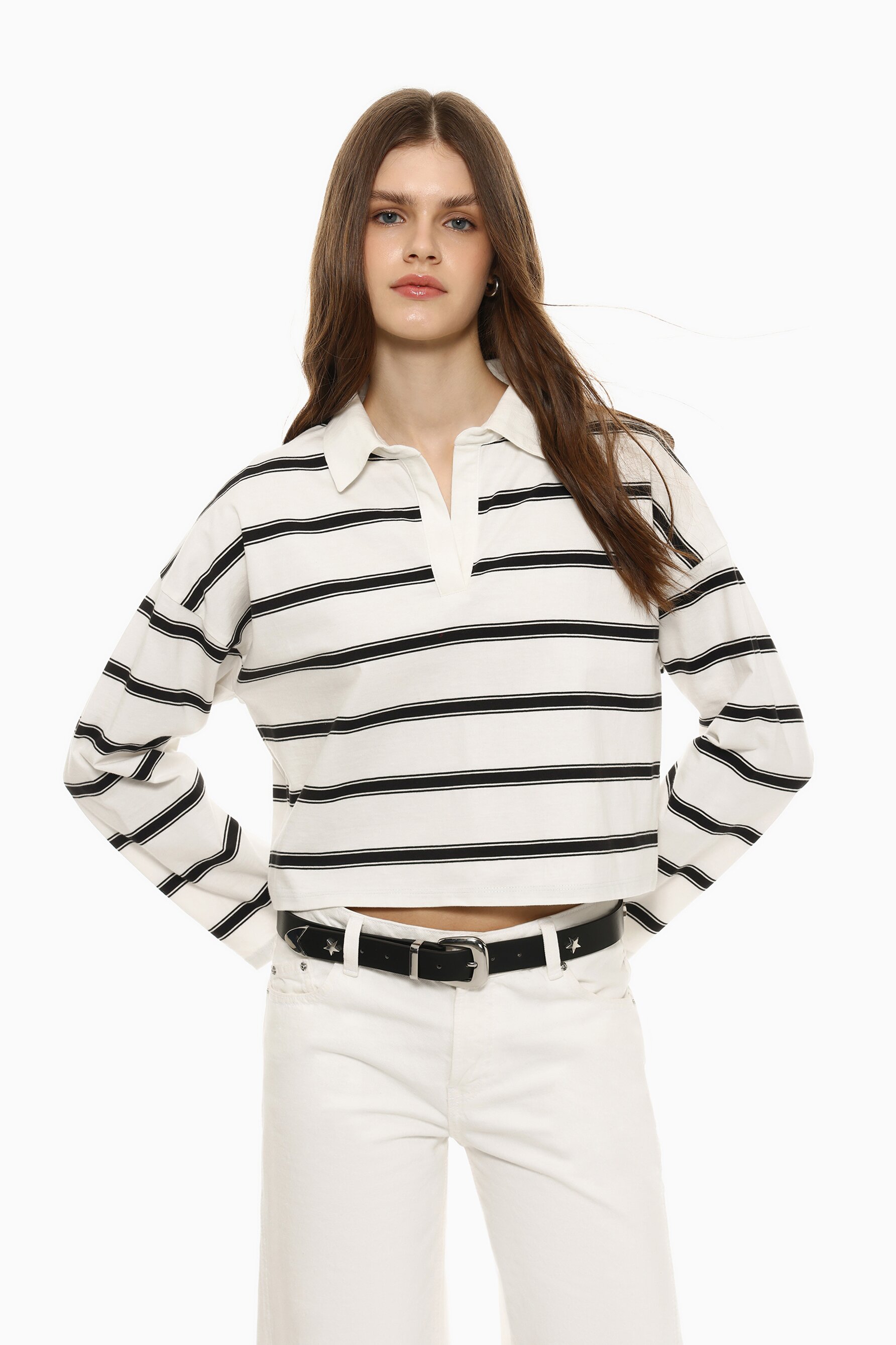 Polo às riscas