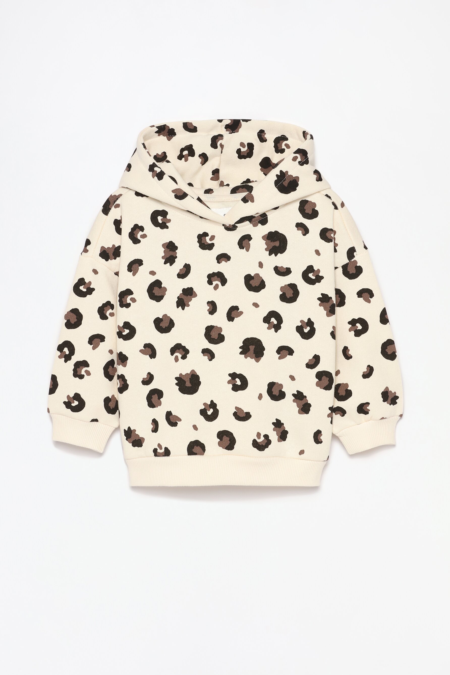 Sudadera animal print capucha