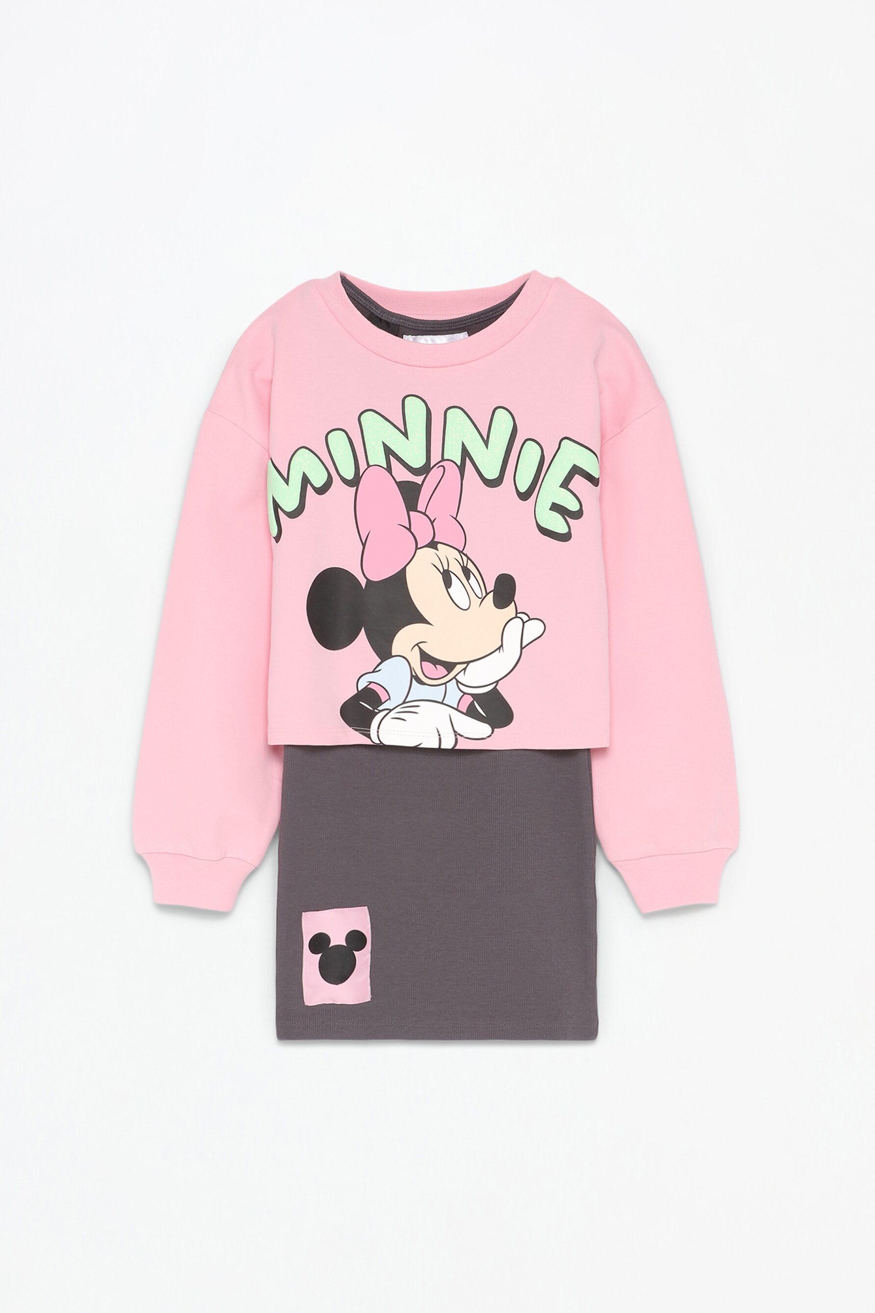 Set Minnie Mouse ©Disney camiseta y vestido canalé