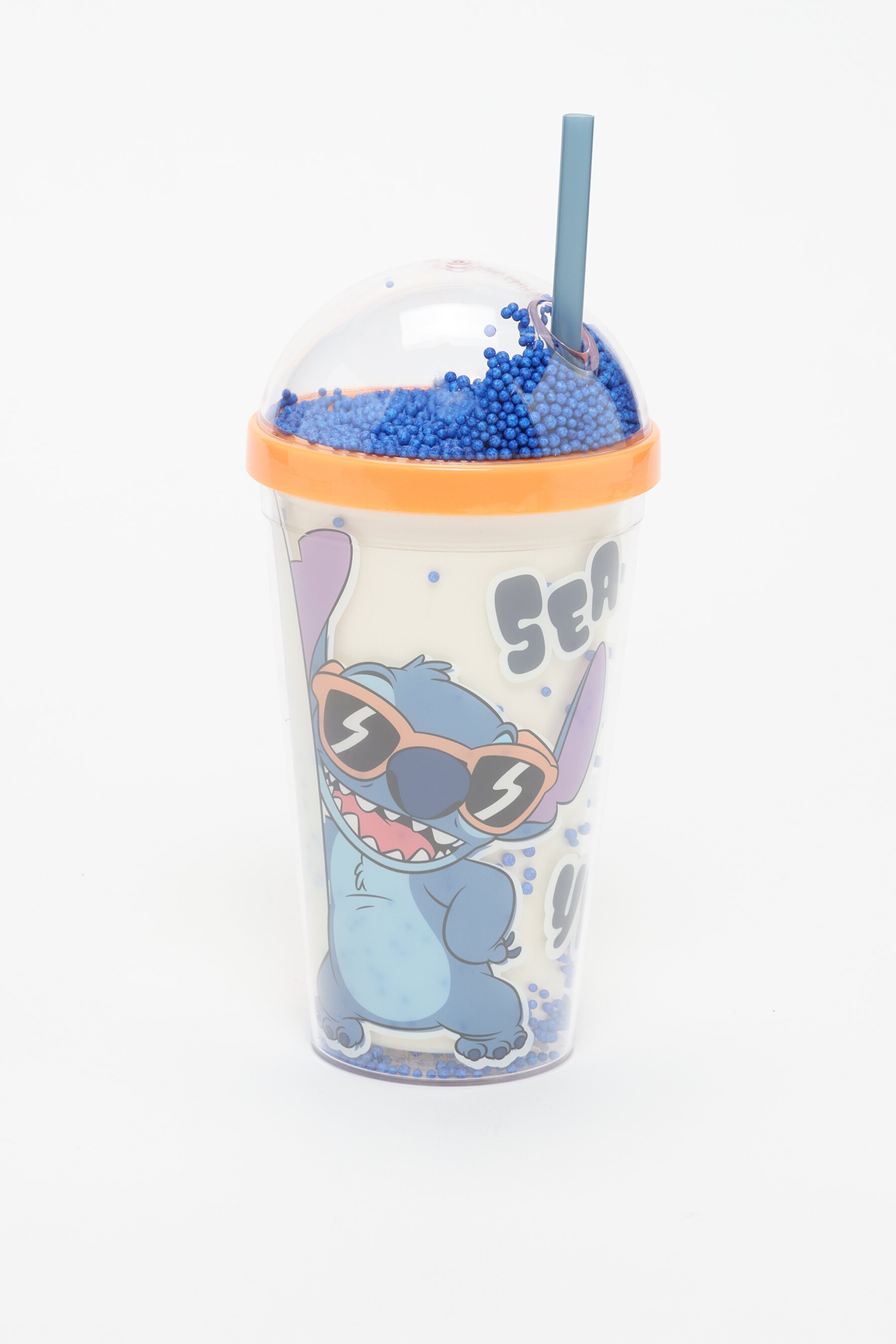 Copo com palhinha do Stitch ©Disney surf